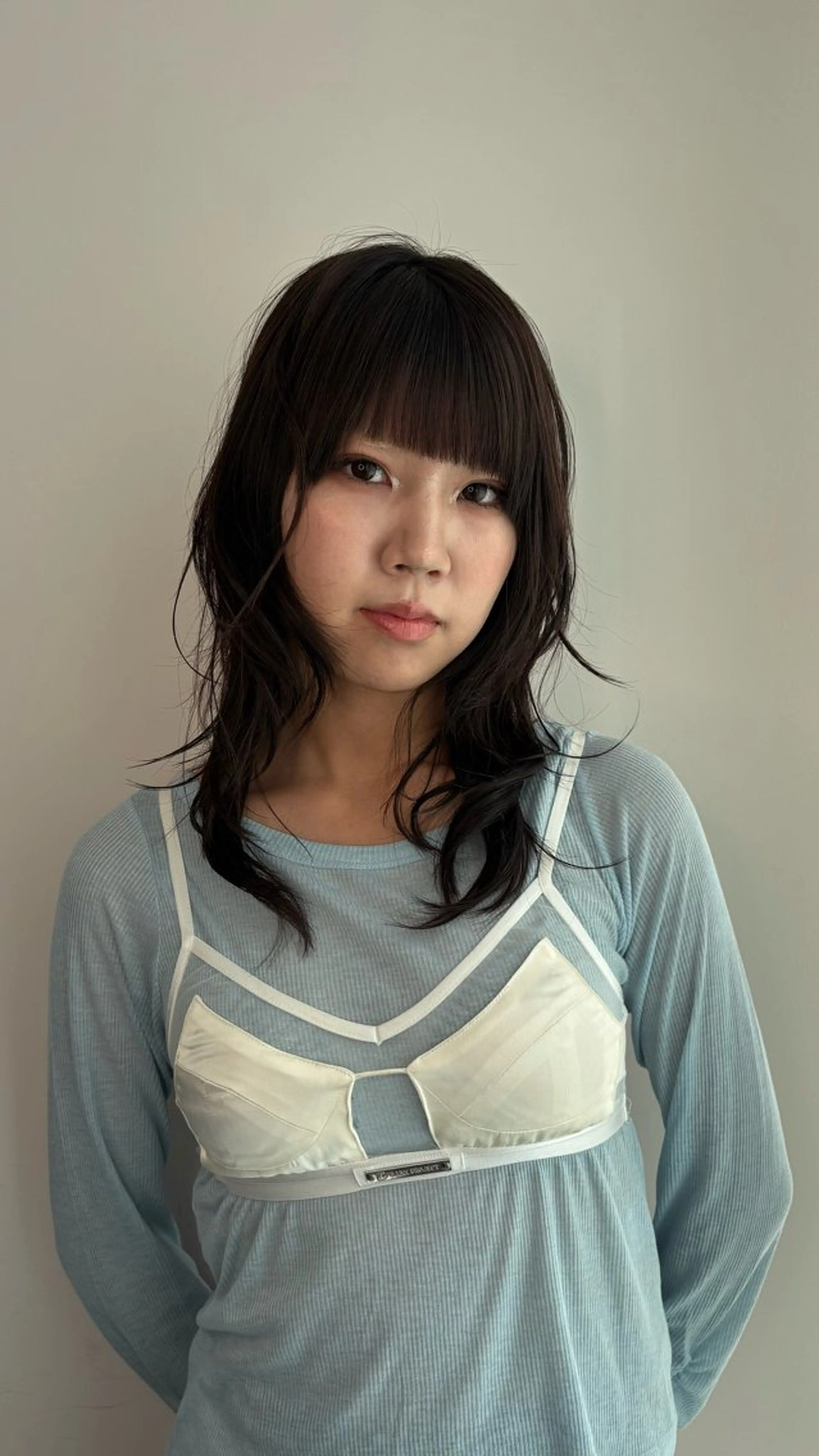 ミディアム ヘアカラー 愛加メンズパーマ・ ボブ・ピンクカラーのヘアスタイル