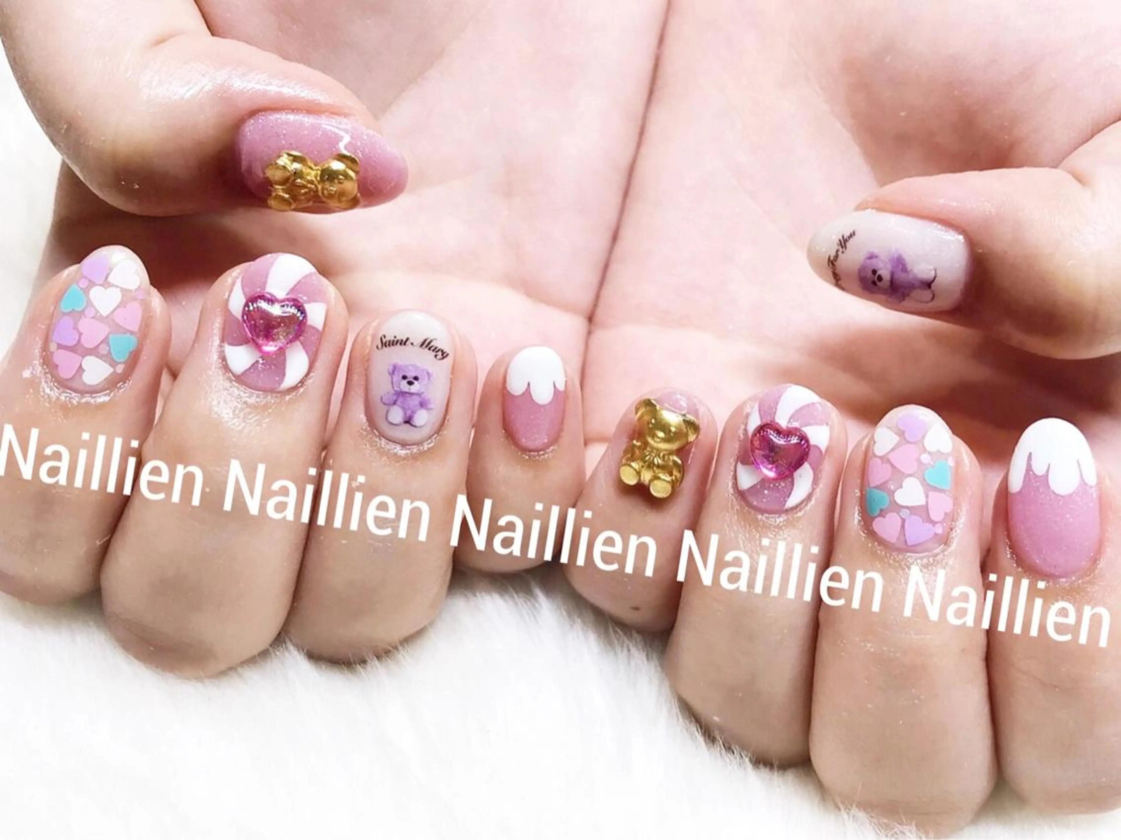 ネイル ハート Nail lieNのネイルデザイン