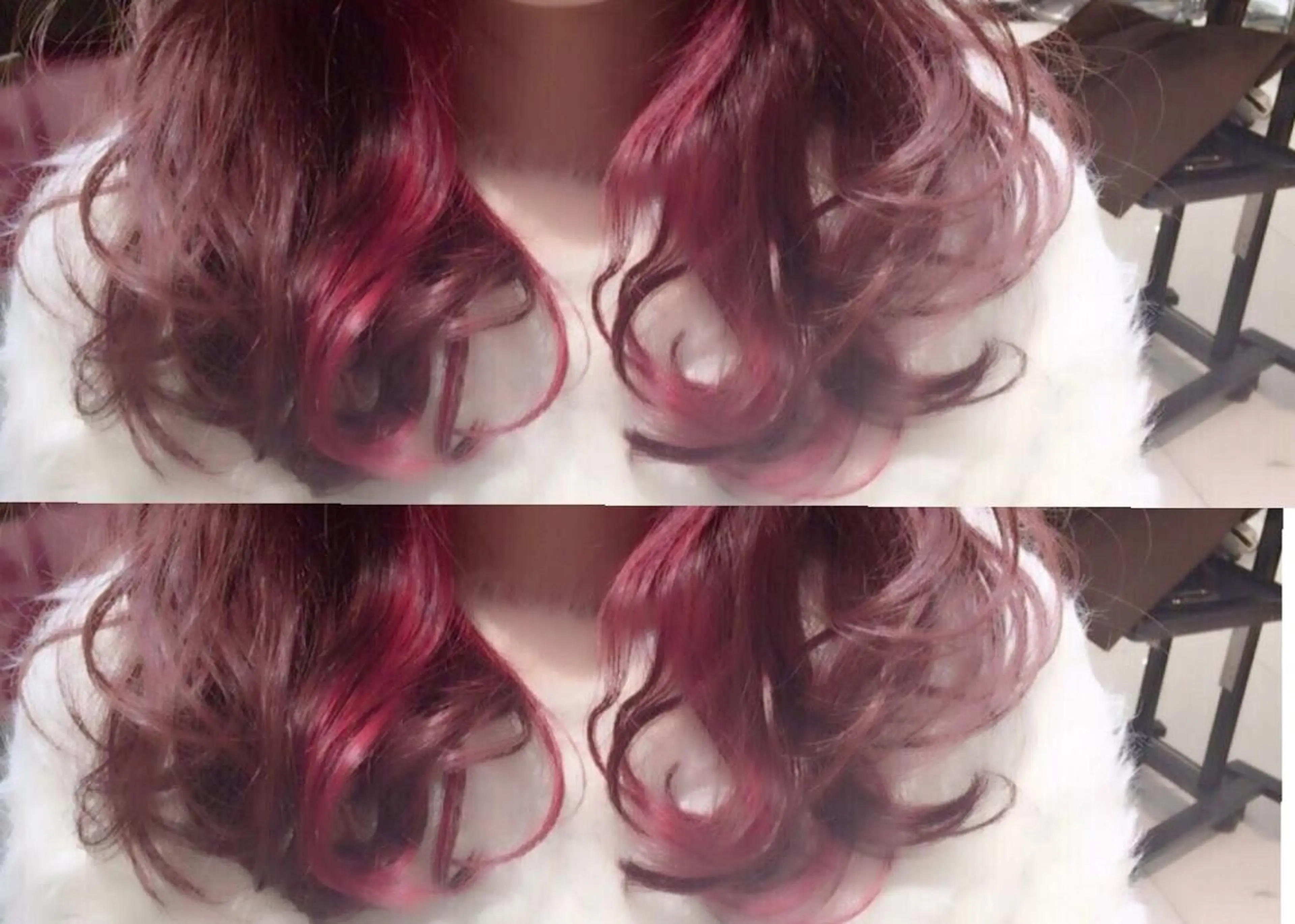 ミディアム カラー インナーカラー たかはし まいのヘアスタイル