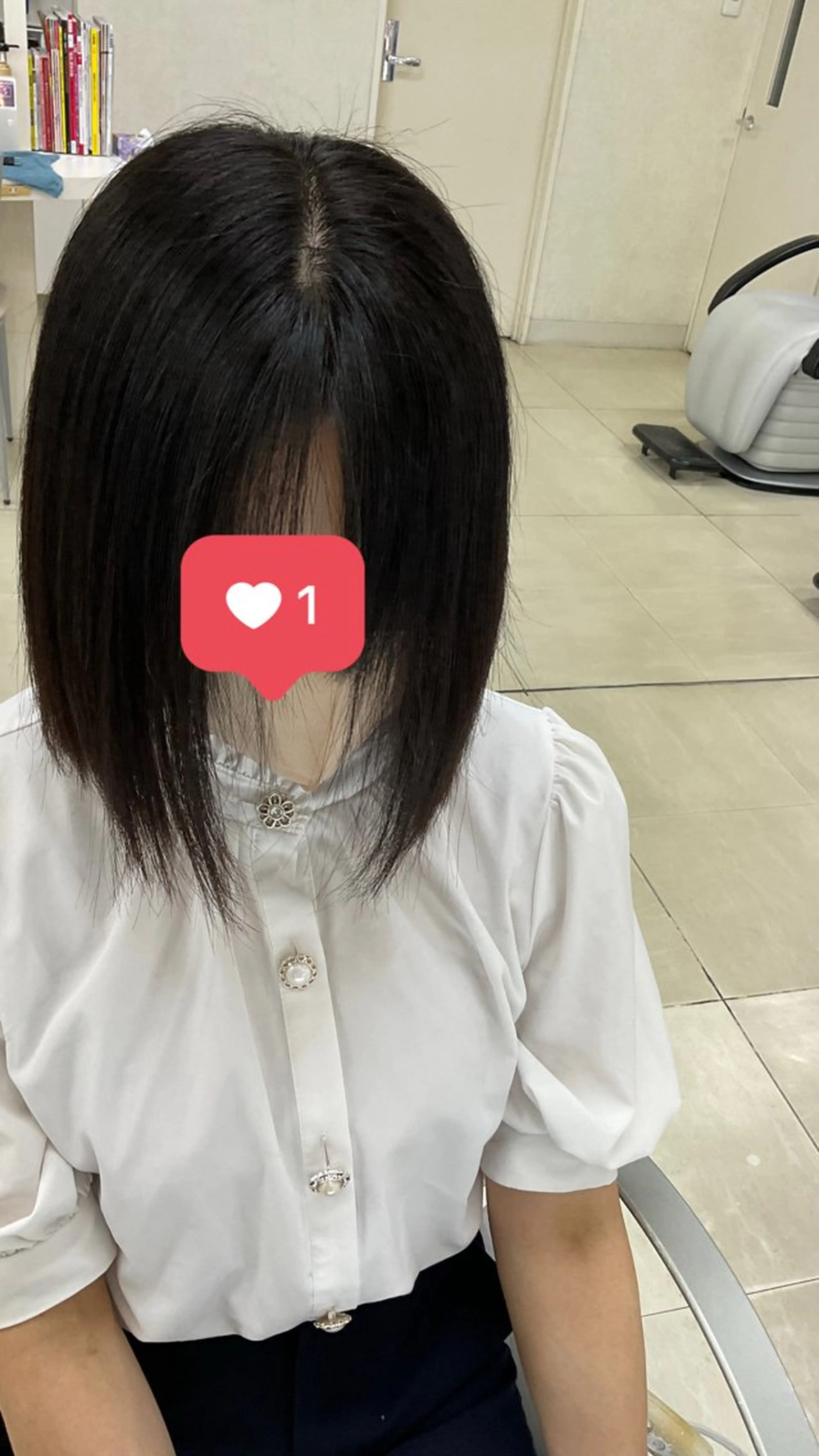 ミディアム タカハシ リナのヘアスタイル