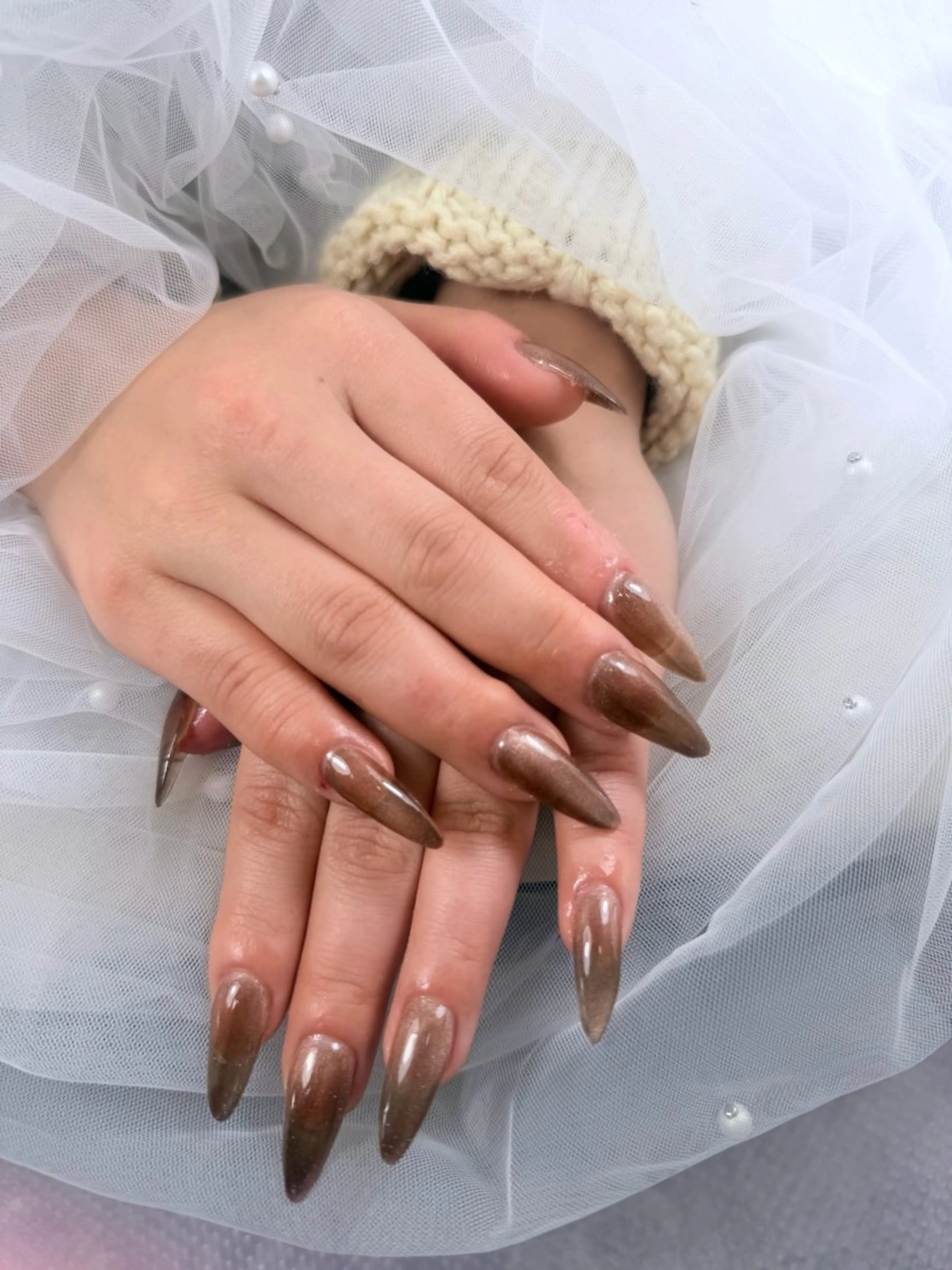 ネイル ハンドネイル ハンドケア Mio_ Noiranailのネイルデザイン