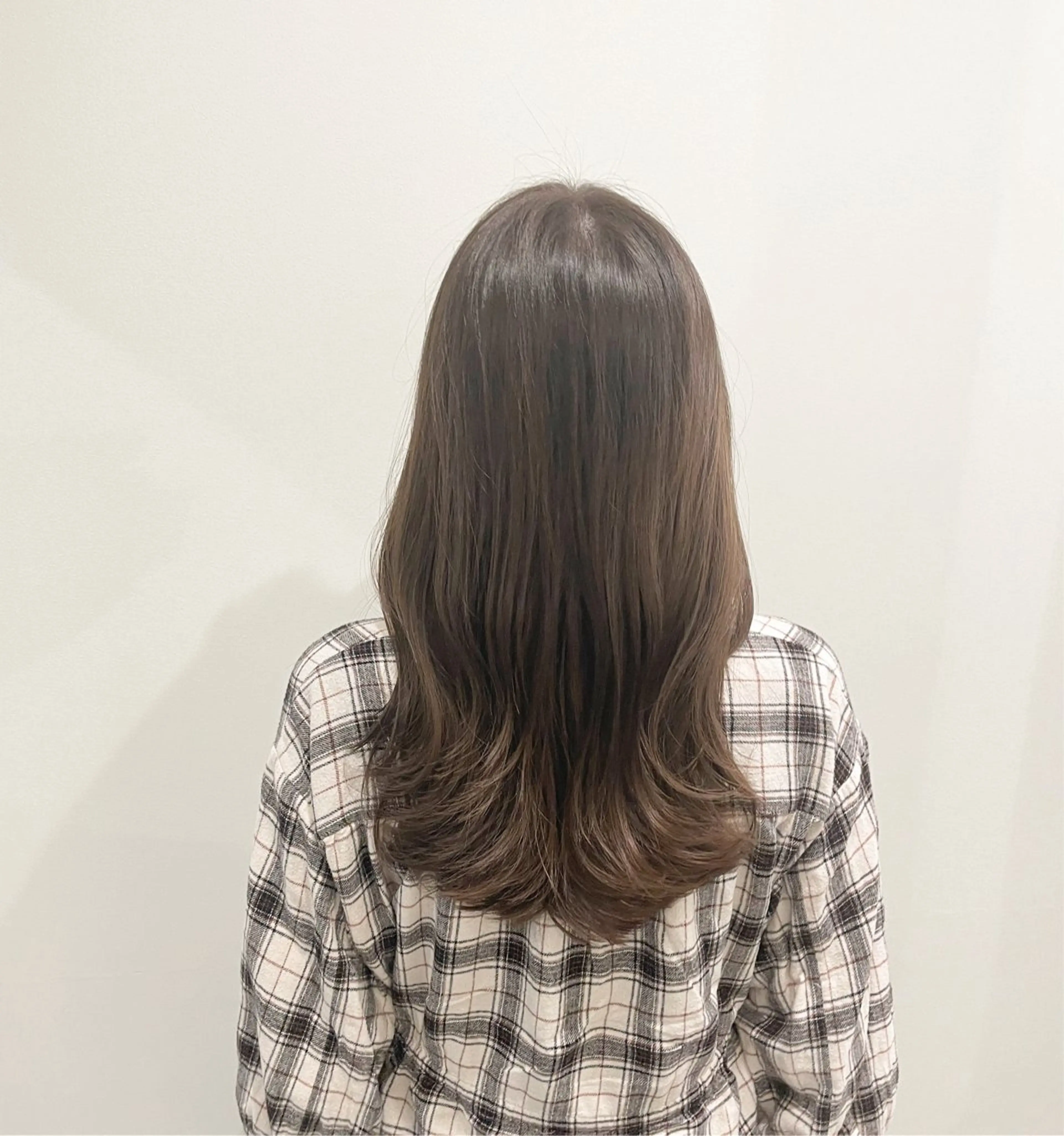 セミロング カラー ベージュカラー ブラウンカラー ブラウンベージュ くびれヘア くびれレイヤー ニュアンスカラー🫧 加納のヘアスタイル