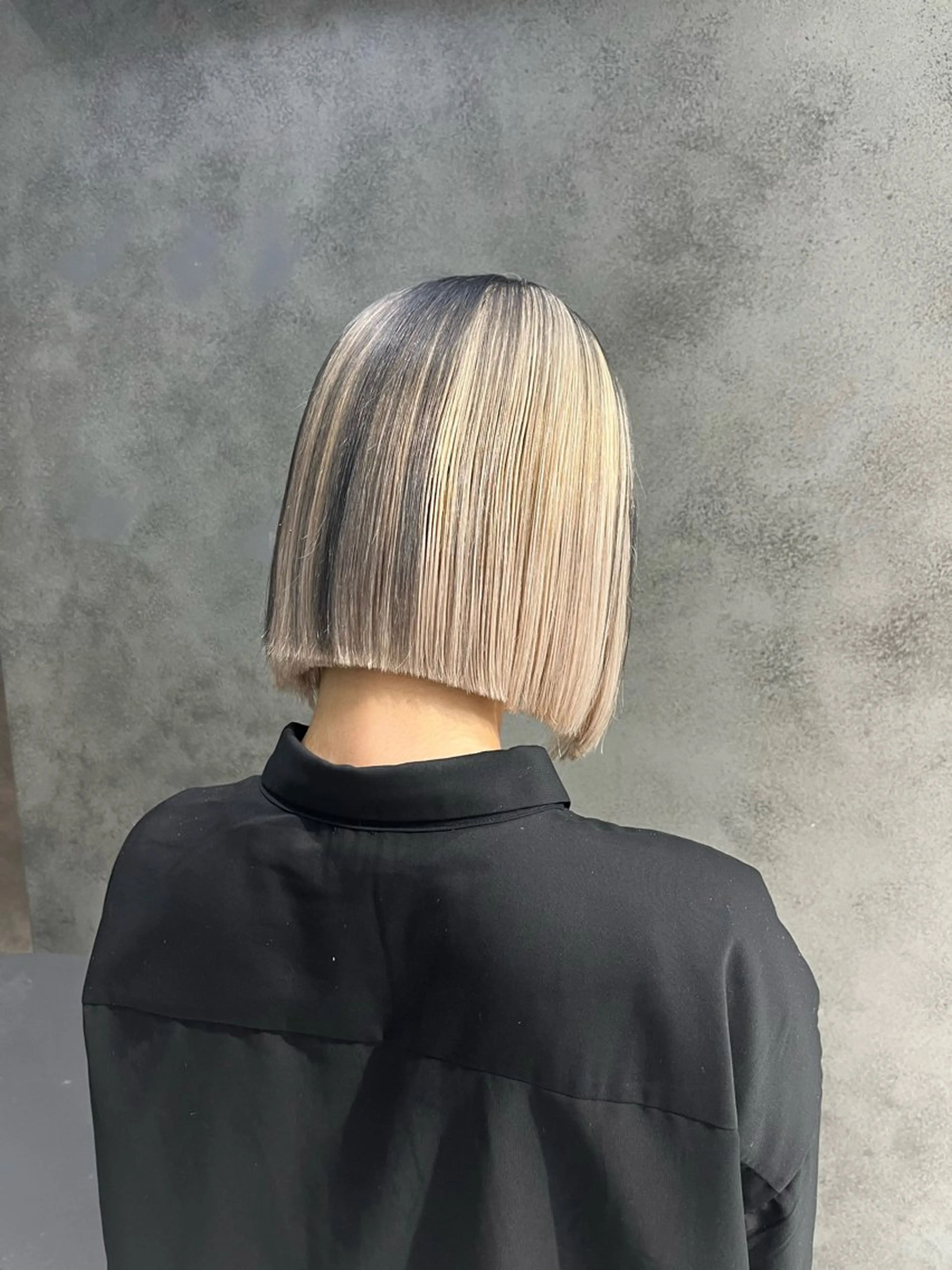 カラー ボブ・顔まわり 💎愛唯(めい)のヘアスタイル