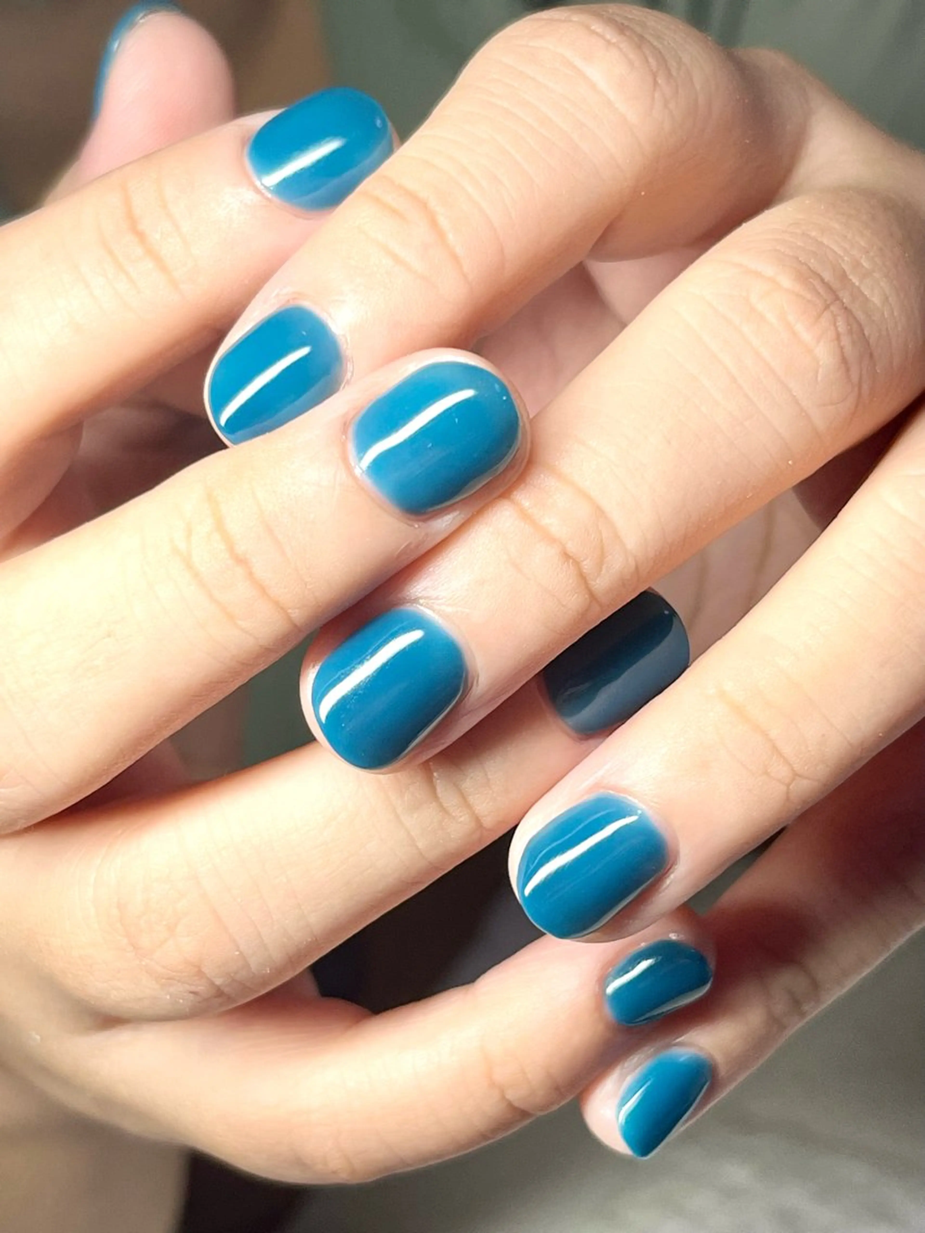 ネイル ワンカラーネイル シンプルネイル ハンドネイル まり りぃ〜んのネイルデザイン