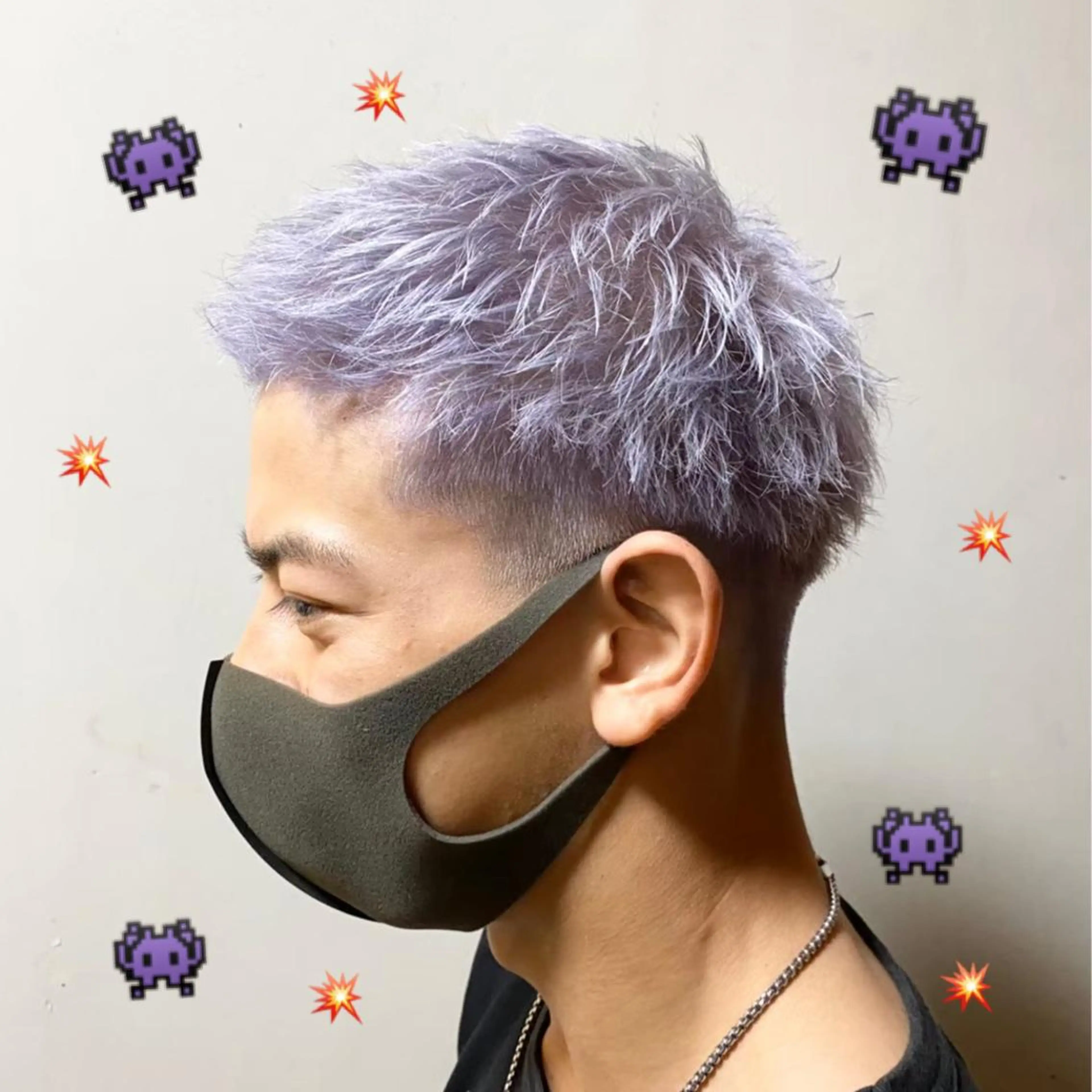 ショート カラー メンズ 🖤韓国艶髪 RINA🖤のヘアスタイル