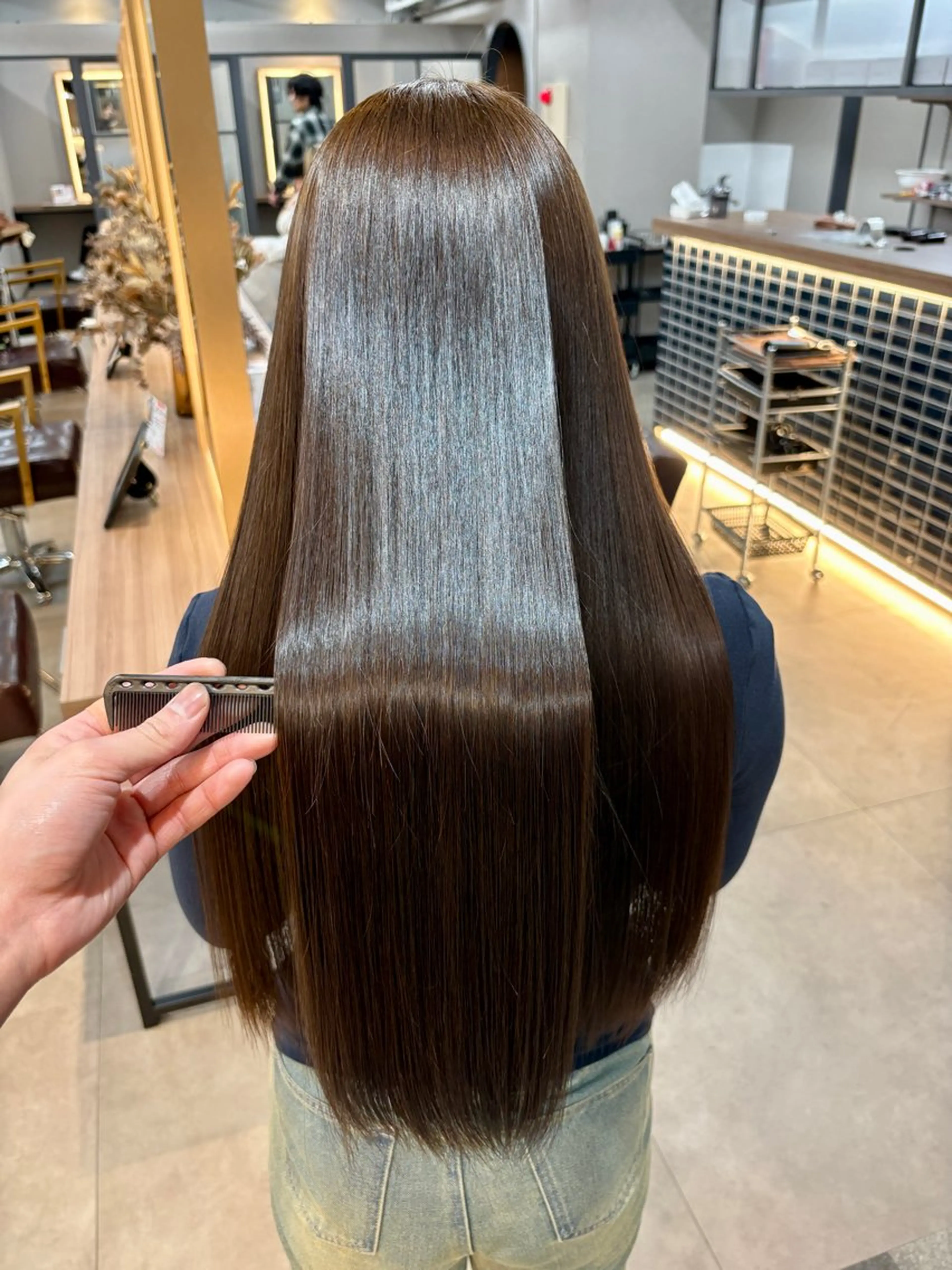 ロング 髪質改善 ヘアカラー 💎艶髪／美髪特化 世麗💎のヘアスタイル
