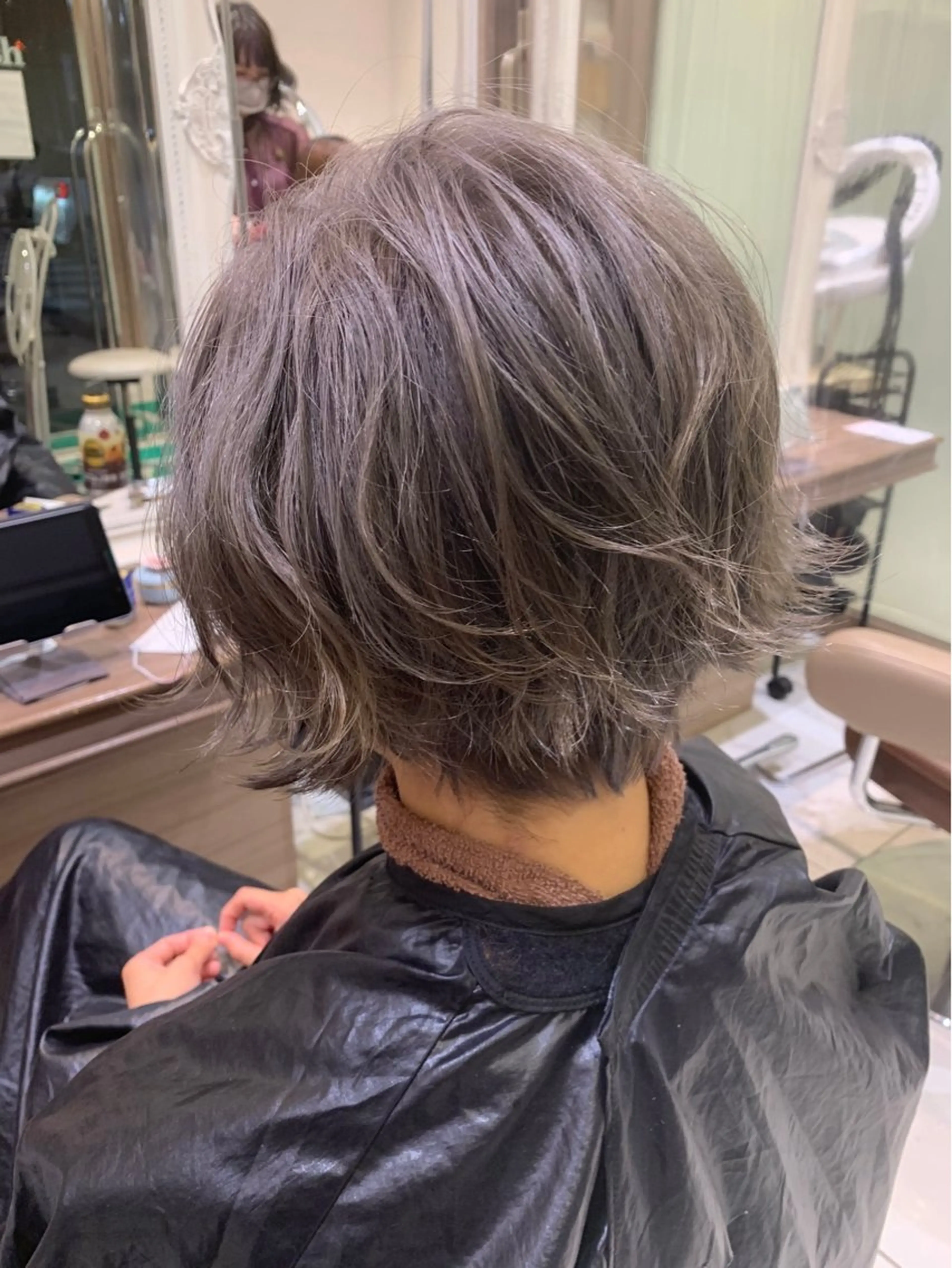 ミディアム ヘアカラー トリートメント 🦋透明感/艶髪/ レイヤー/Ryugaのヘアスタイル