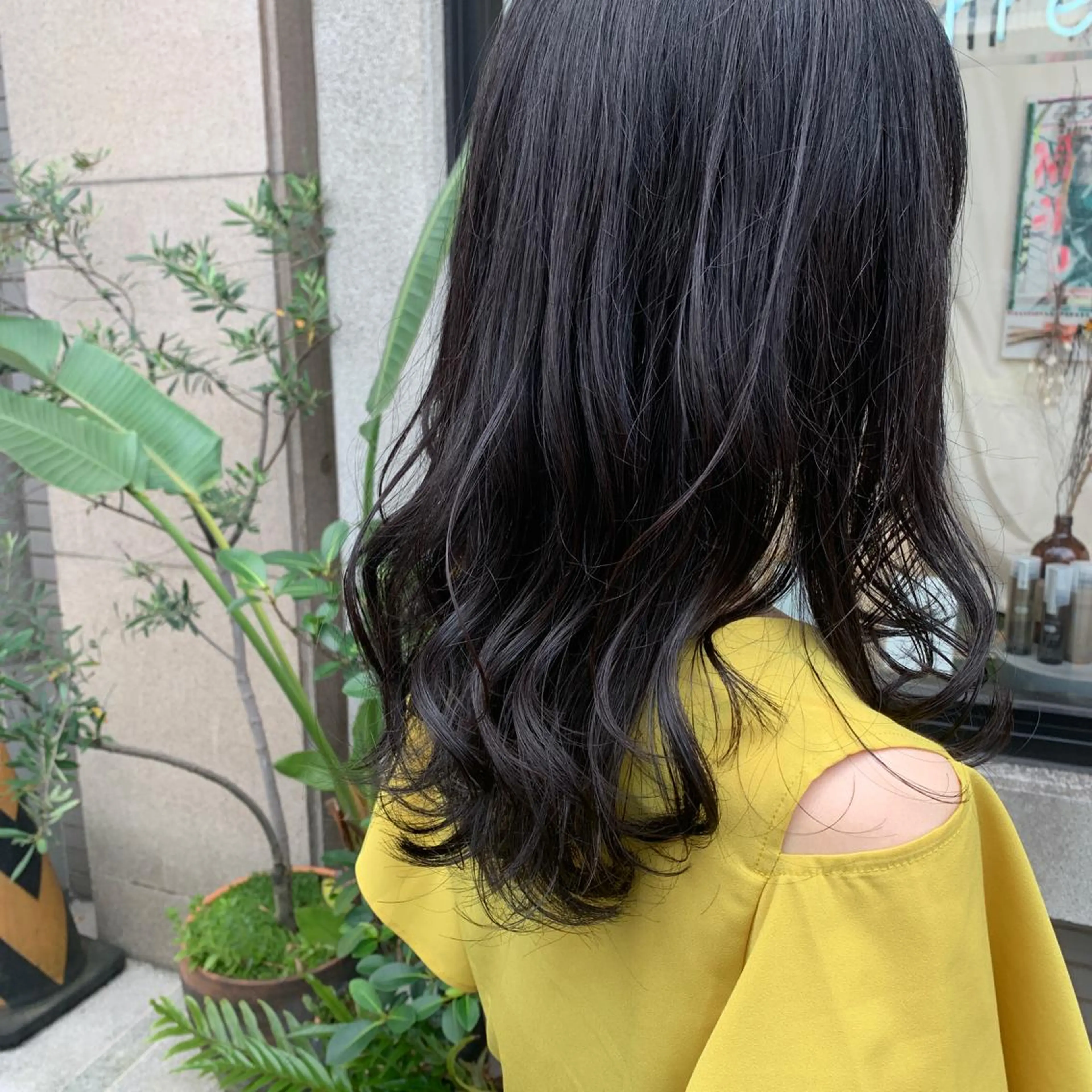 セミロング 艶髪color💎髪 質改善ストレート大吉のヘアスタイル