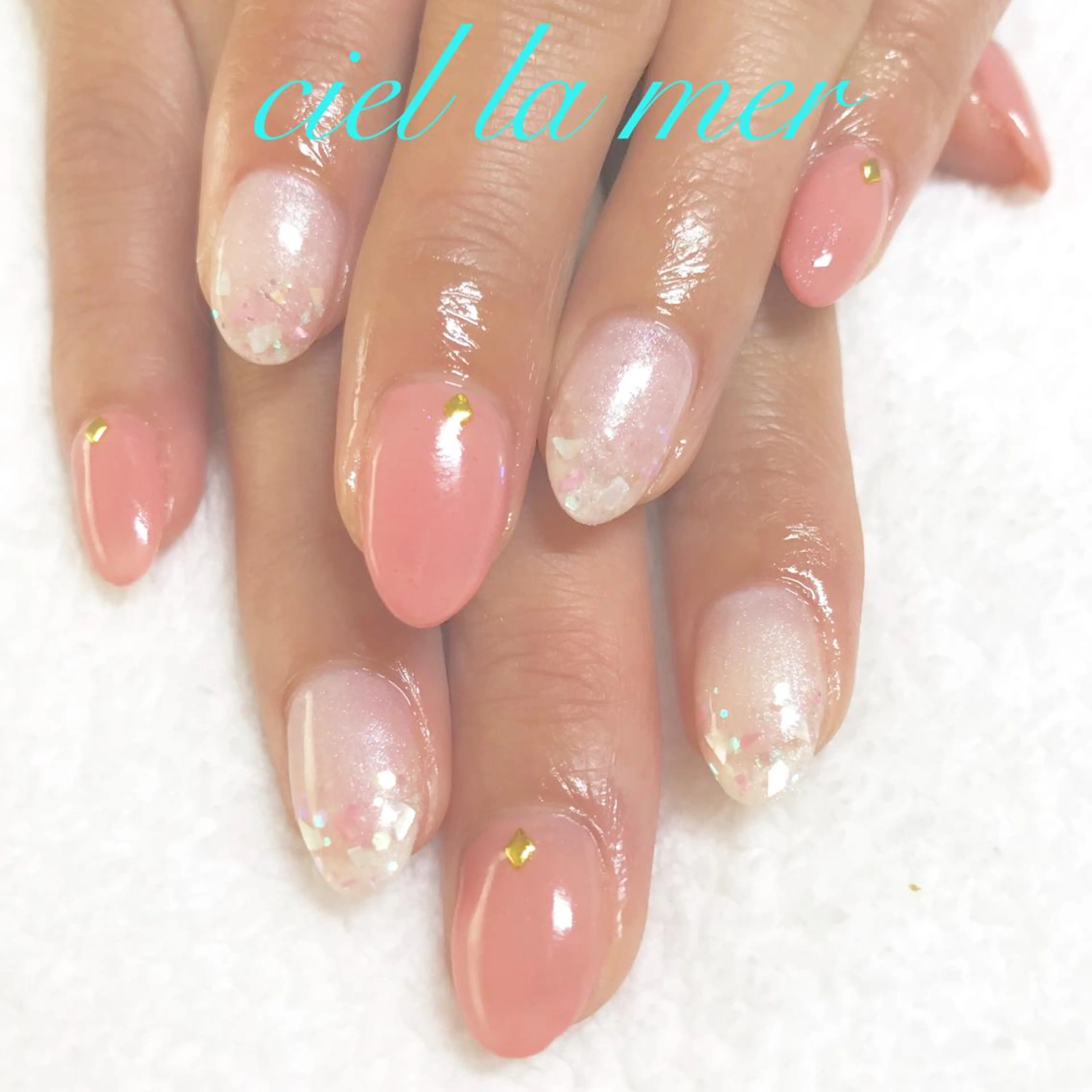 ネイル ハンドネイル フットネイル ciel la merのネイルデザイン