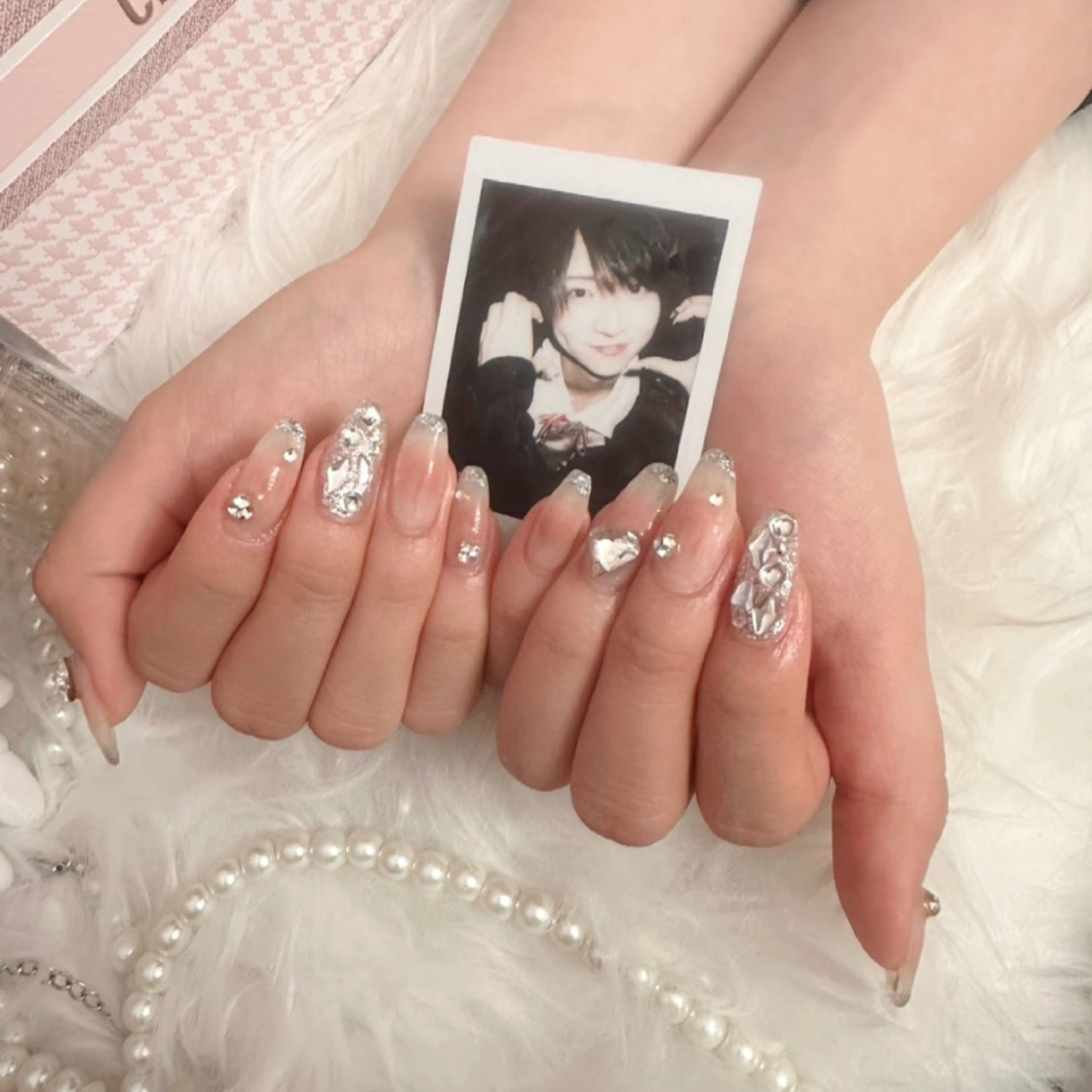ネイル チークネイル ワンホンネイル felice nailのネイルデザイン