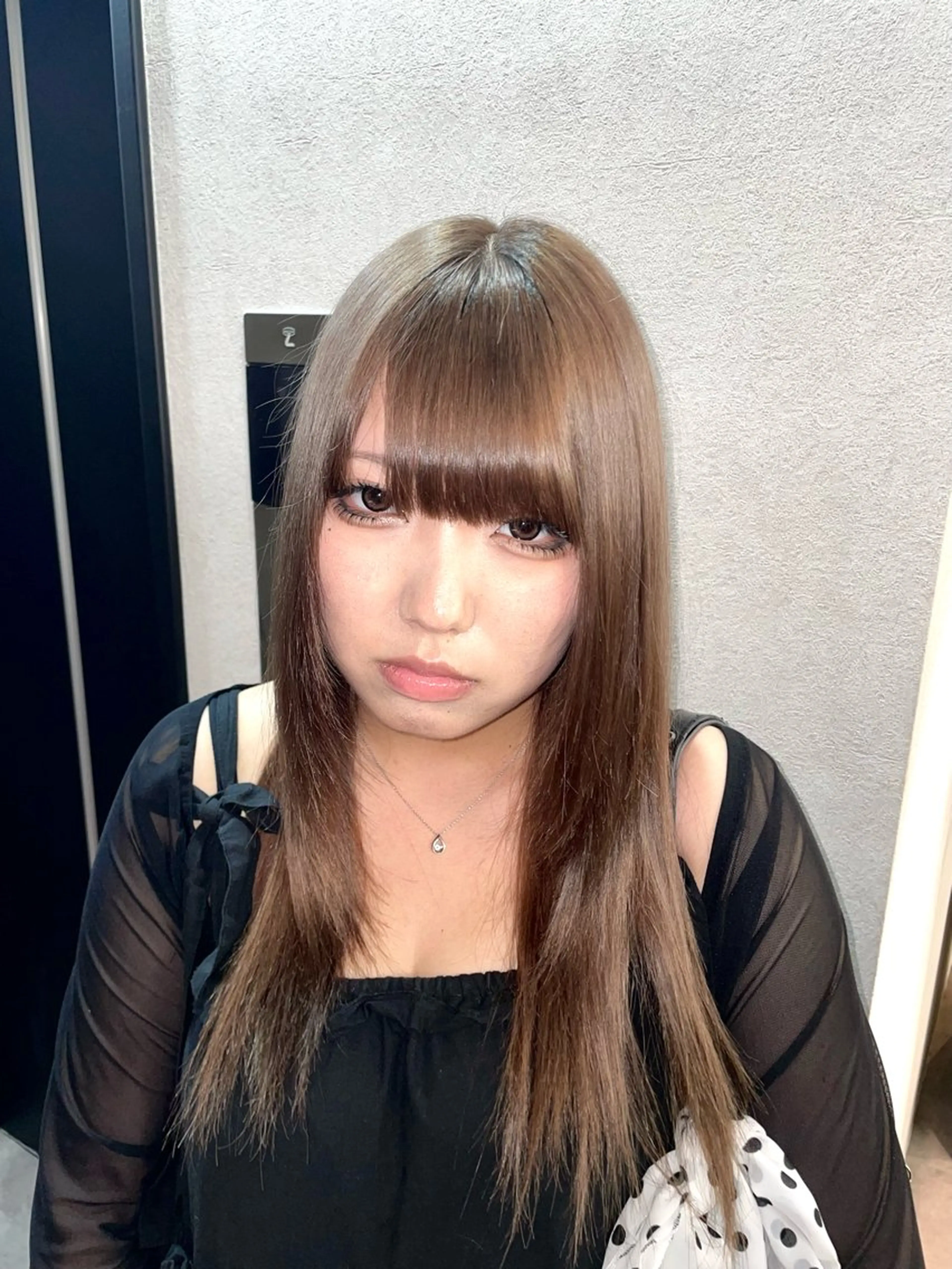 セミロング カラー ブリーチ デザイン/ブリーチ/ SORAᯓ★のヘアスタイル