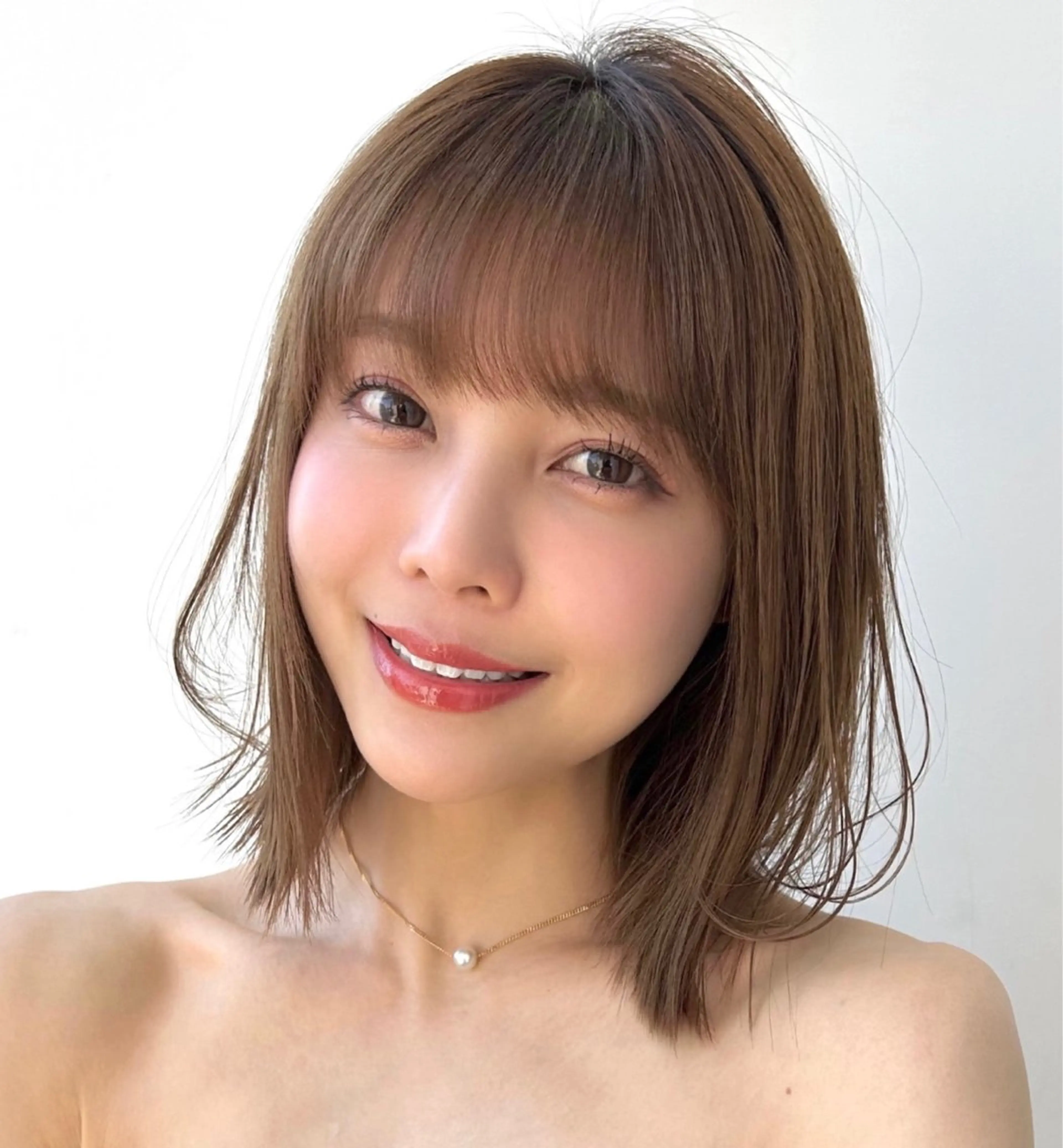 カラー 莉乃/縮毛矯正/髪質 改善/艶カラーのヘアスタイル