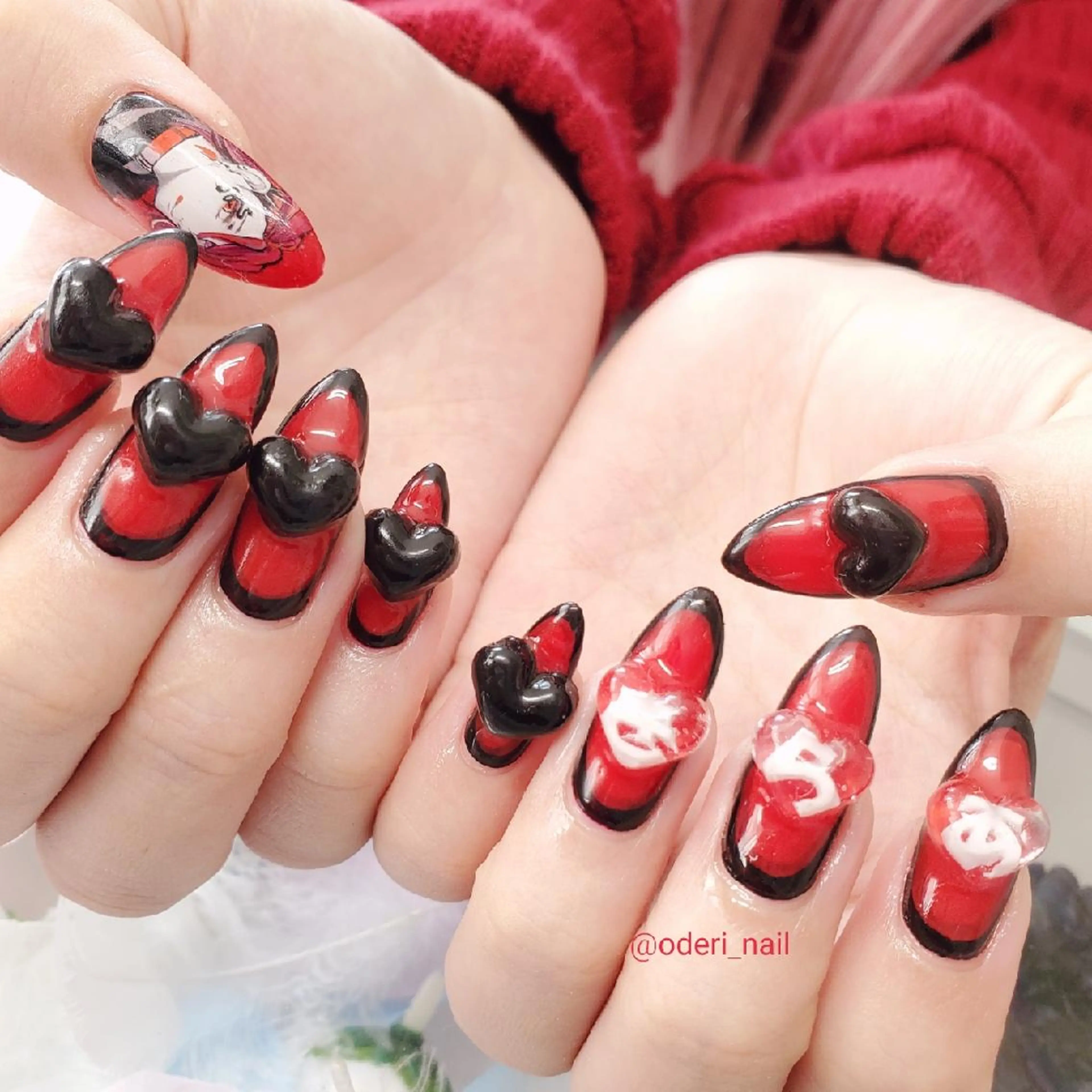 ネイル アートネイル ジェルネイル おで@ oderi_nailのネイルデザイン