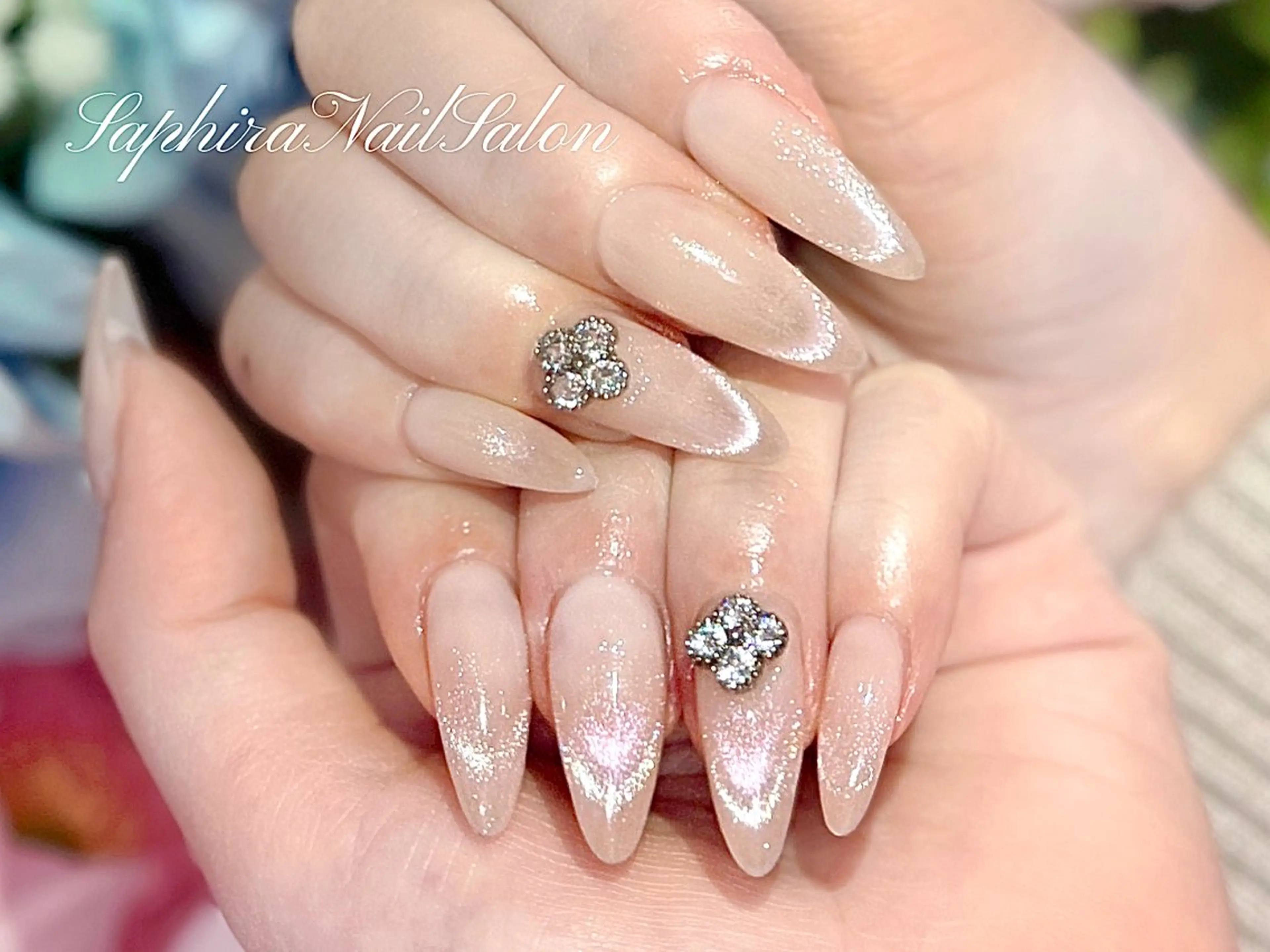 カラー ハンドネイル Saphiraネイル サロン錦糸町のネイルデザイン