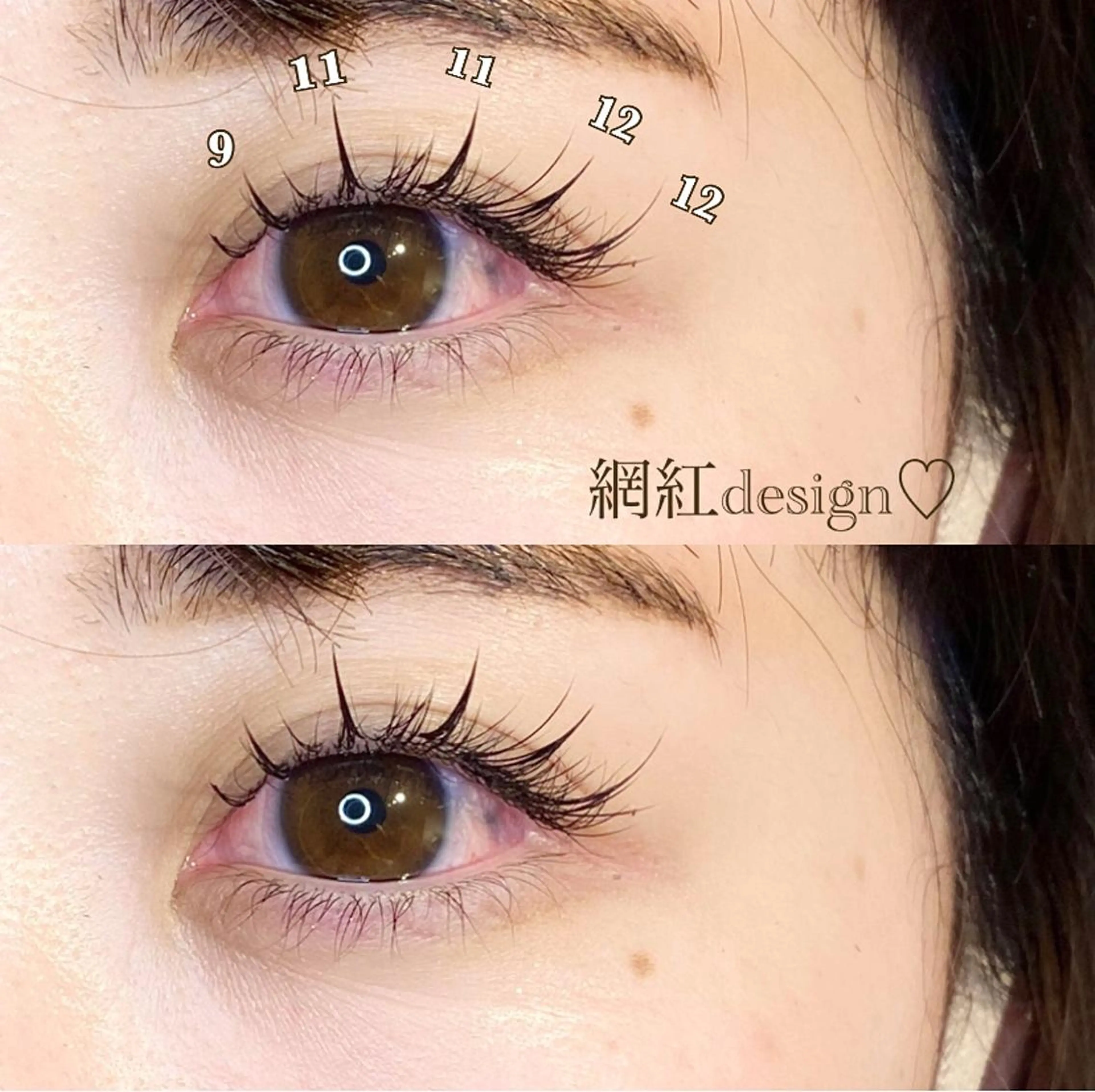 マツエク・マツパ SHEER 玉造・森ノ宮のマツエク・マツパデザイン