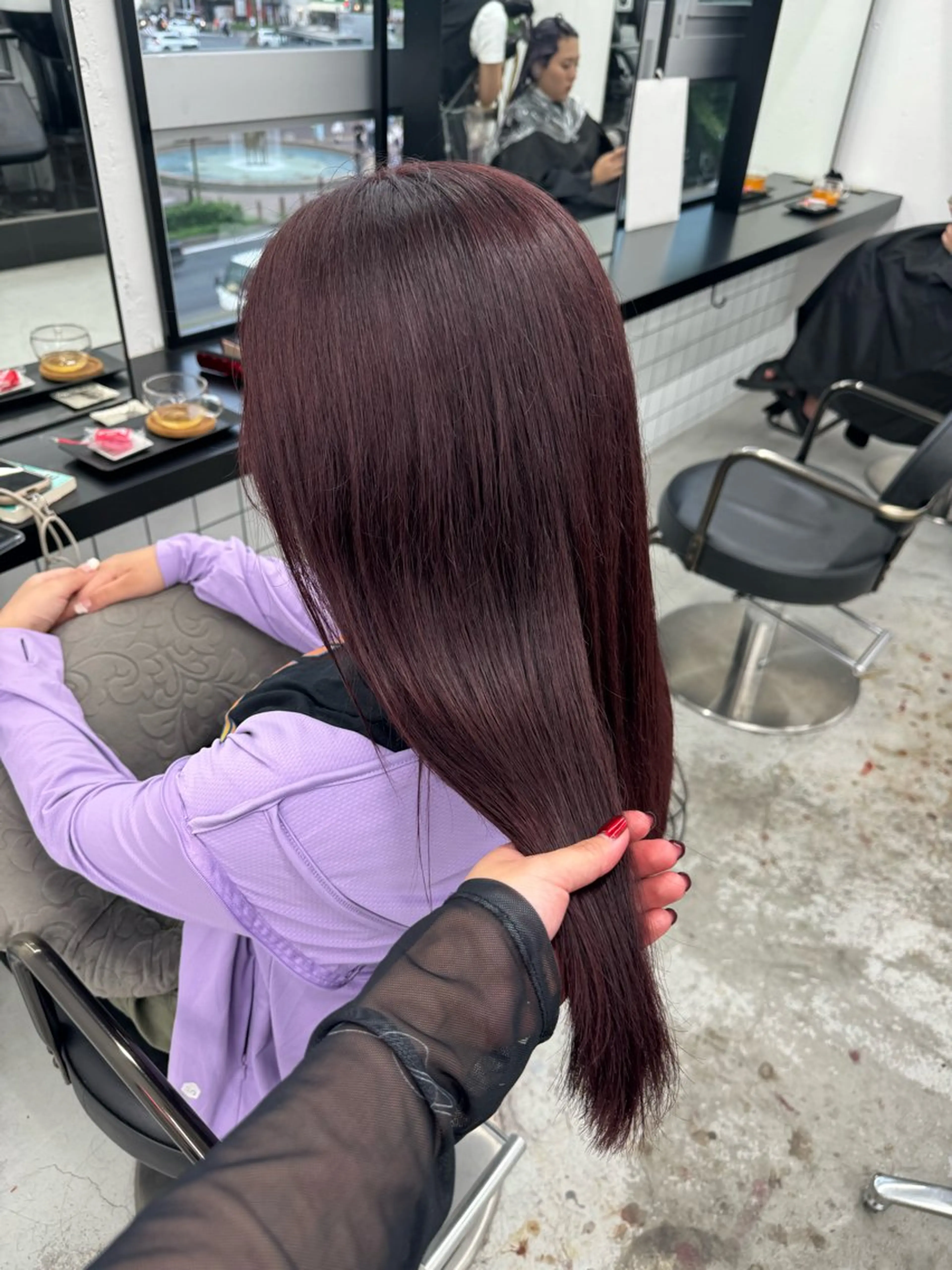 『ダメージレス🌙🩵』カット＋ブリーチなしダブルカラー💐/シャンプーブロー込み🧴の写真