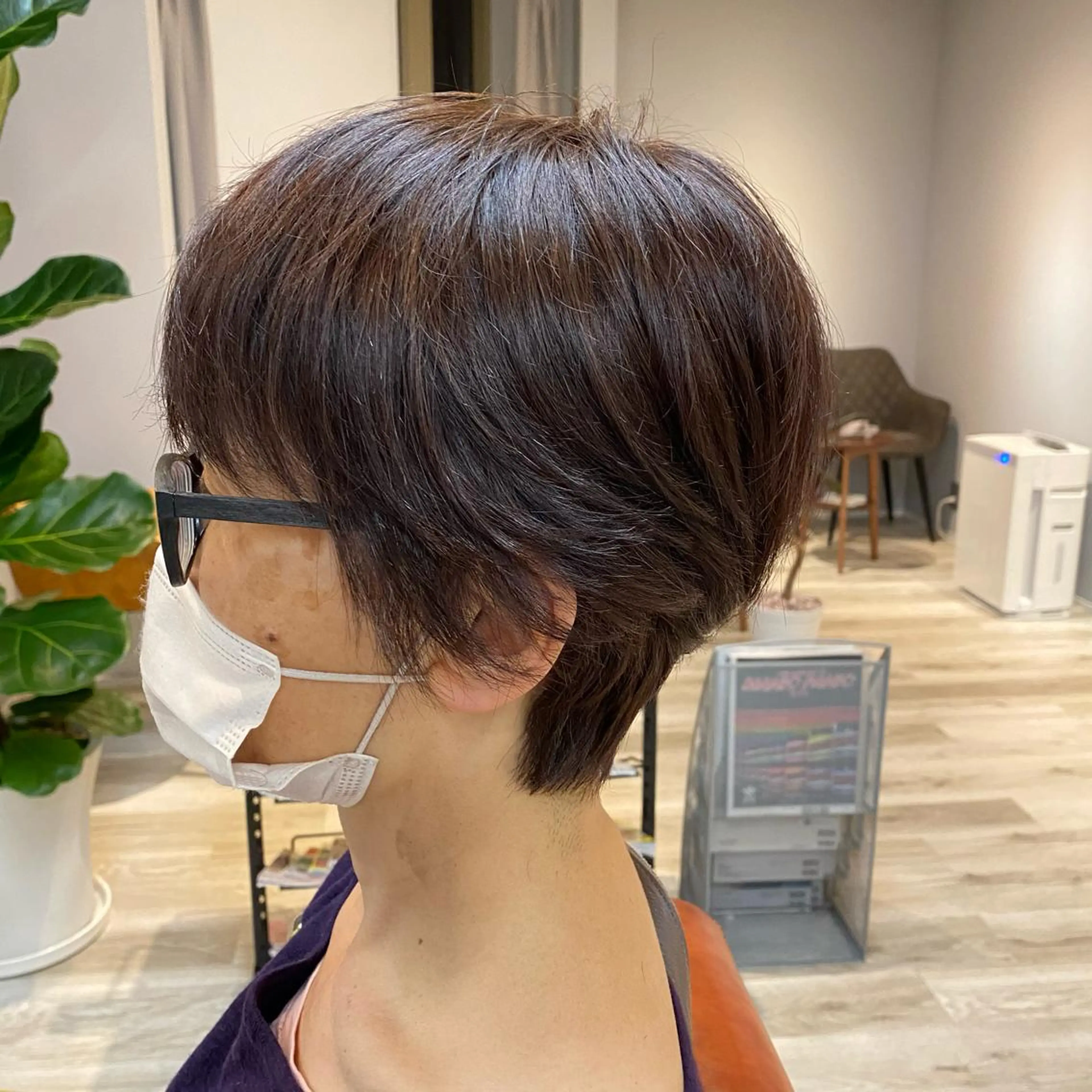 ショート 透明感カラー✨ 酸性ストレート特化のヘアスタイル