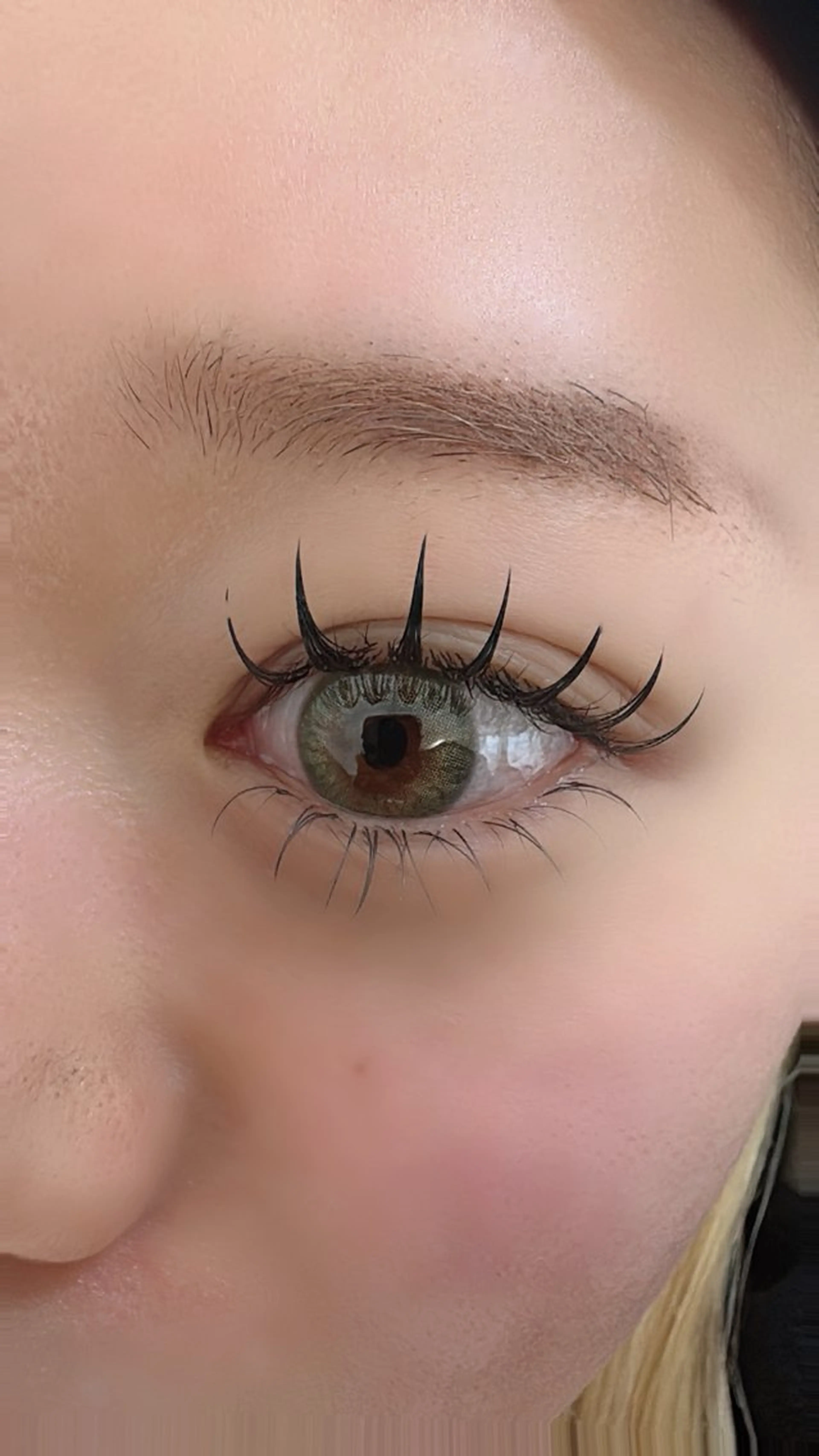 マツエク・マツパ 束感まつ毛 フラットラッシュ マツエク 池袋💖 チルザルトサロンのマツエク・マツパデザイン