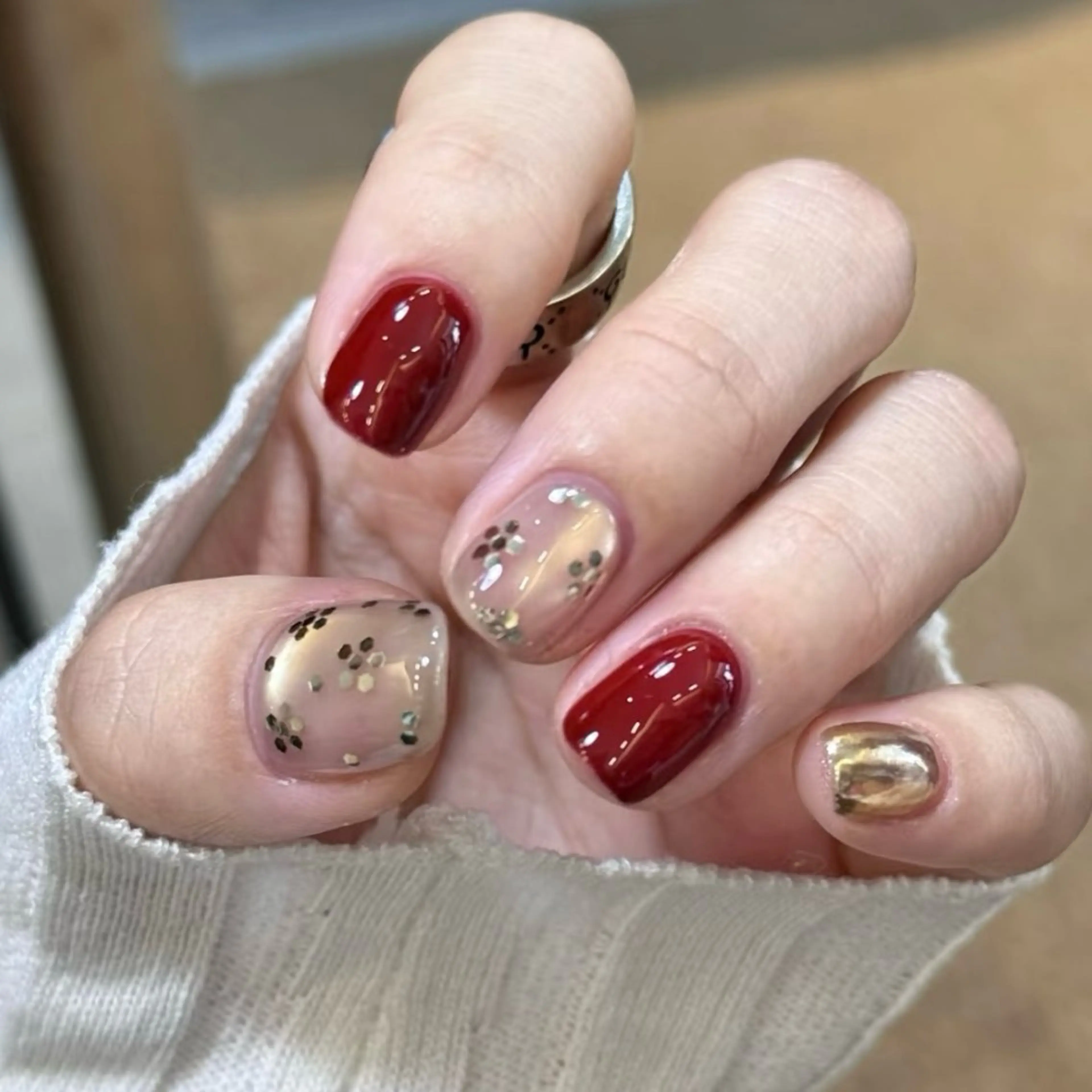 ネイル アートネイル シンプルネイル Nail salon Amoureuse ネイルサロン アムルーズ所属・ネイリスト ミクのネイルデザイン