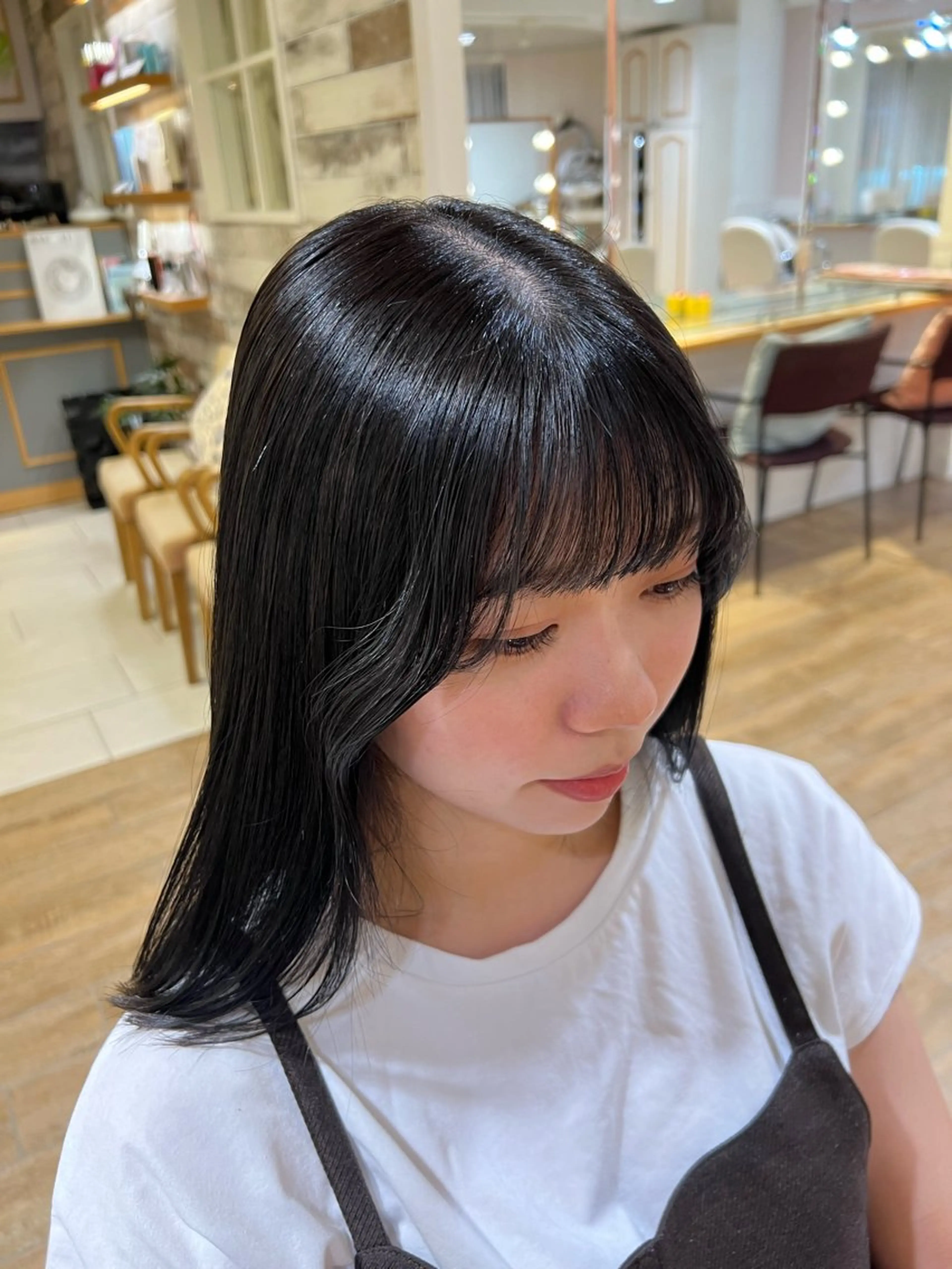 ミディアム カラー 🍒 Rino 🍒 カットモデル募集中のヘアスタイル