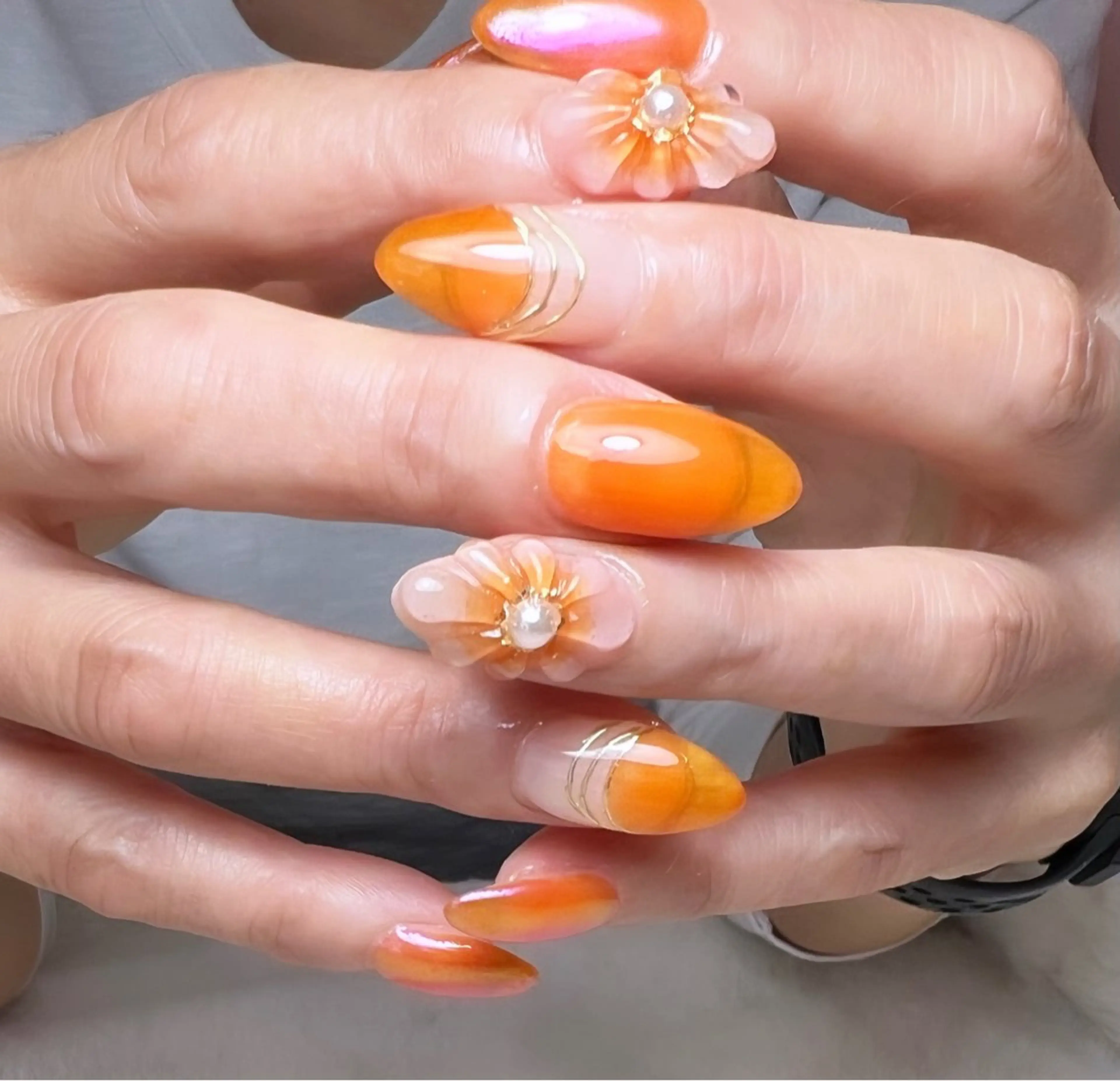 ネイル アートネイル オーロラネイル miiiiiking-nail所属・賀城 美幸のネイルデザイン