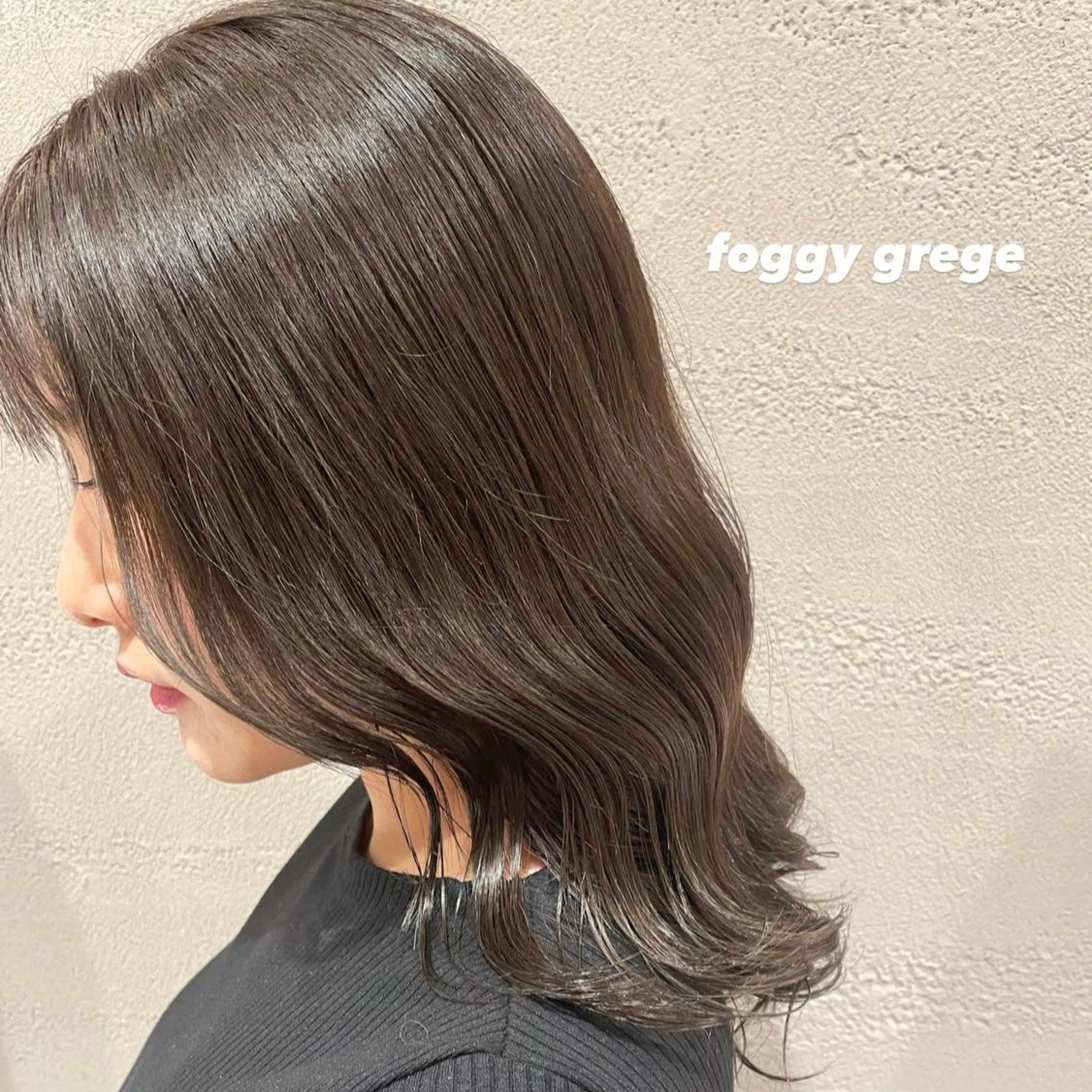 セミロング カラー ヘアアレンジ Yuki☃️美容師/ 耳ツボジュエリーのヘアスタイル