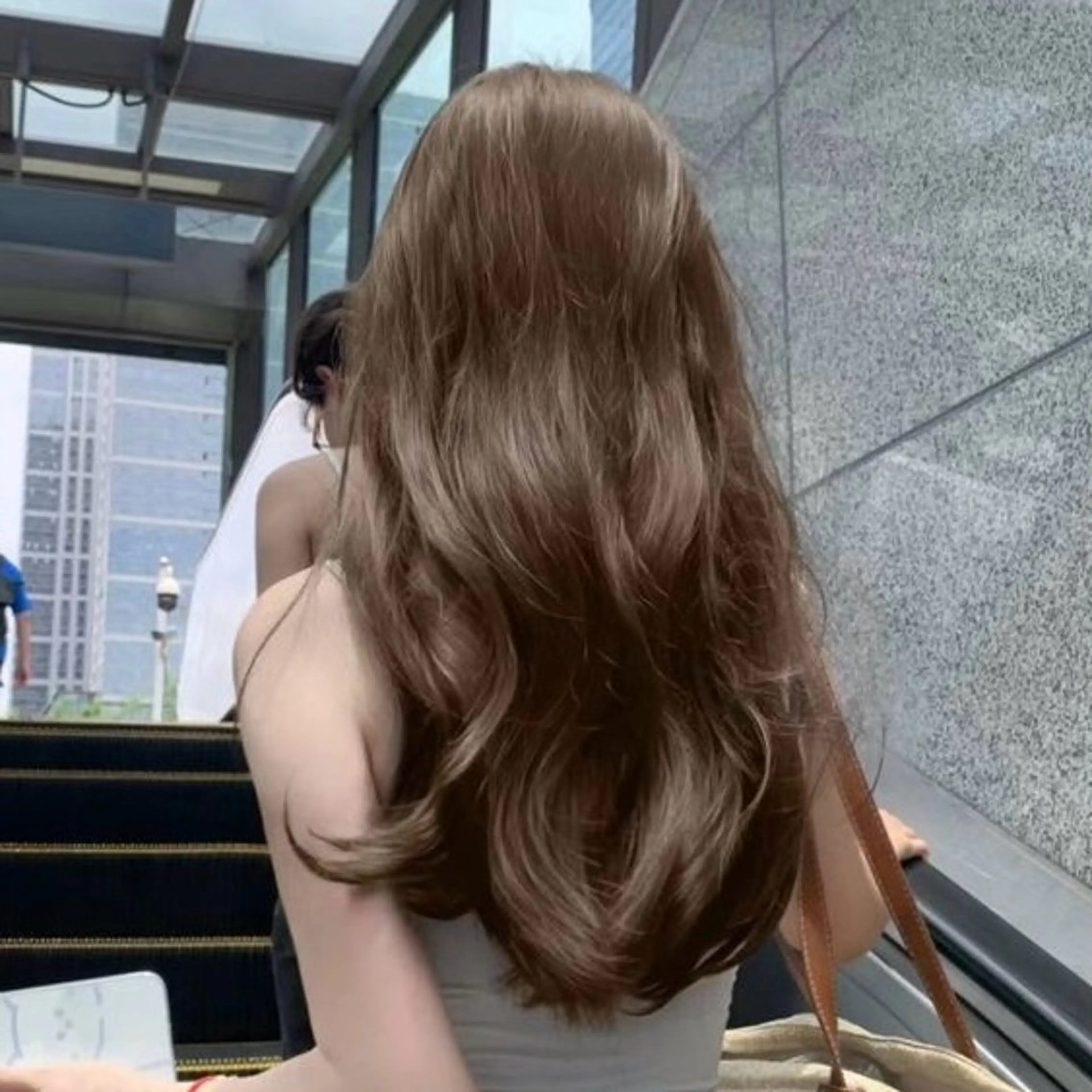 ロング ヘアカラー ヘアセット 🤍やわらか抜け感 hair🤍RINのヘアスタイル