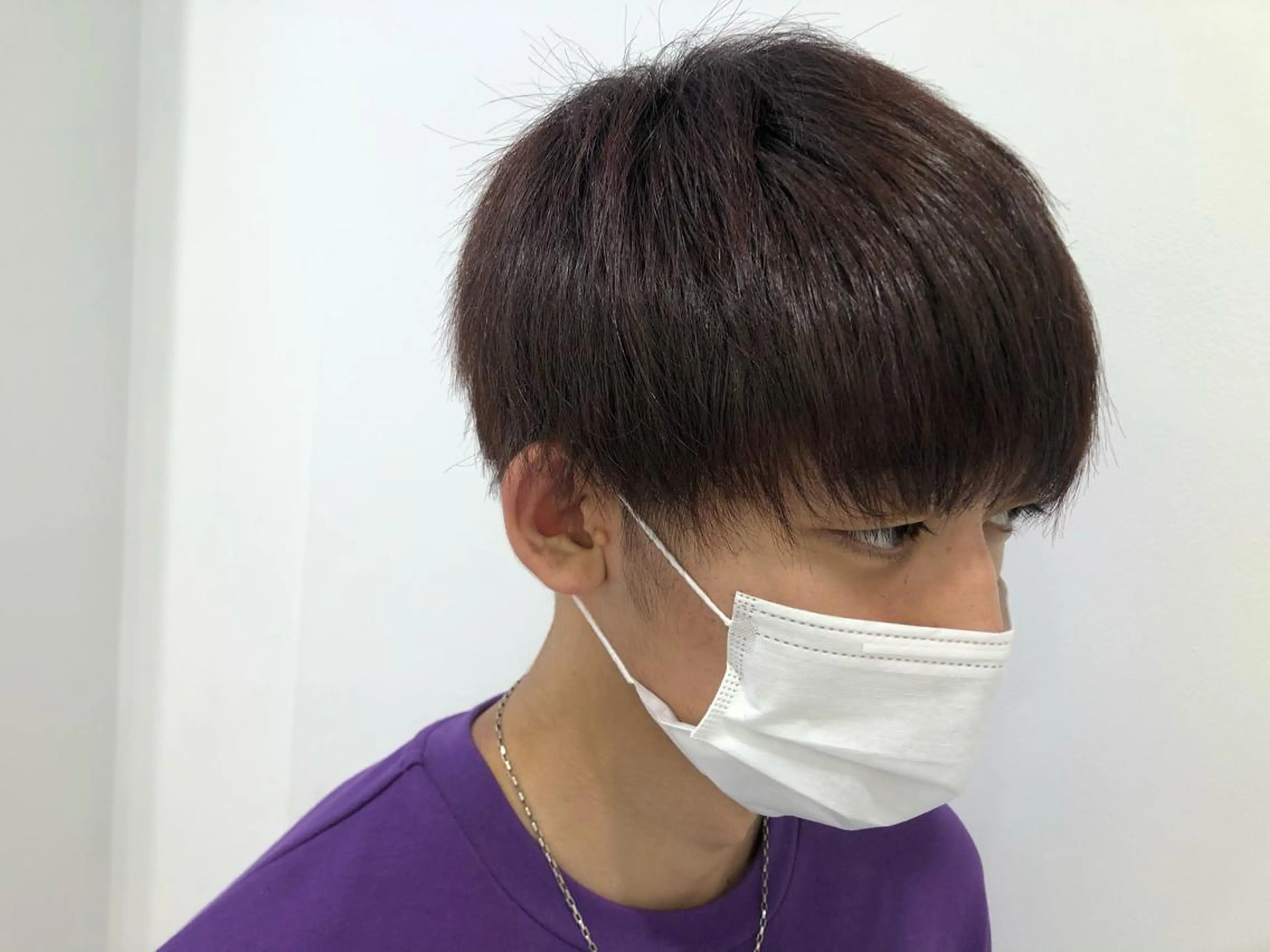 カラー メンズ BABY 艶髪暗髪ヘア💖達人のヘアスタイル