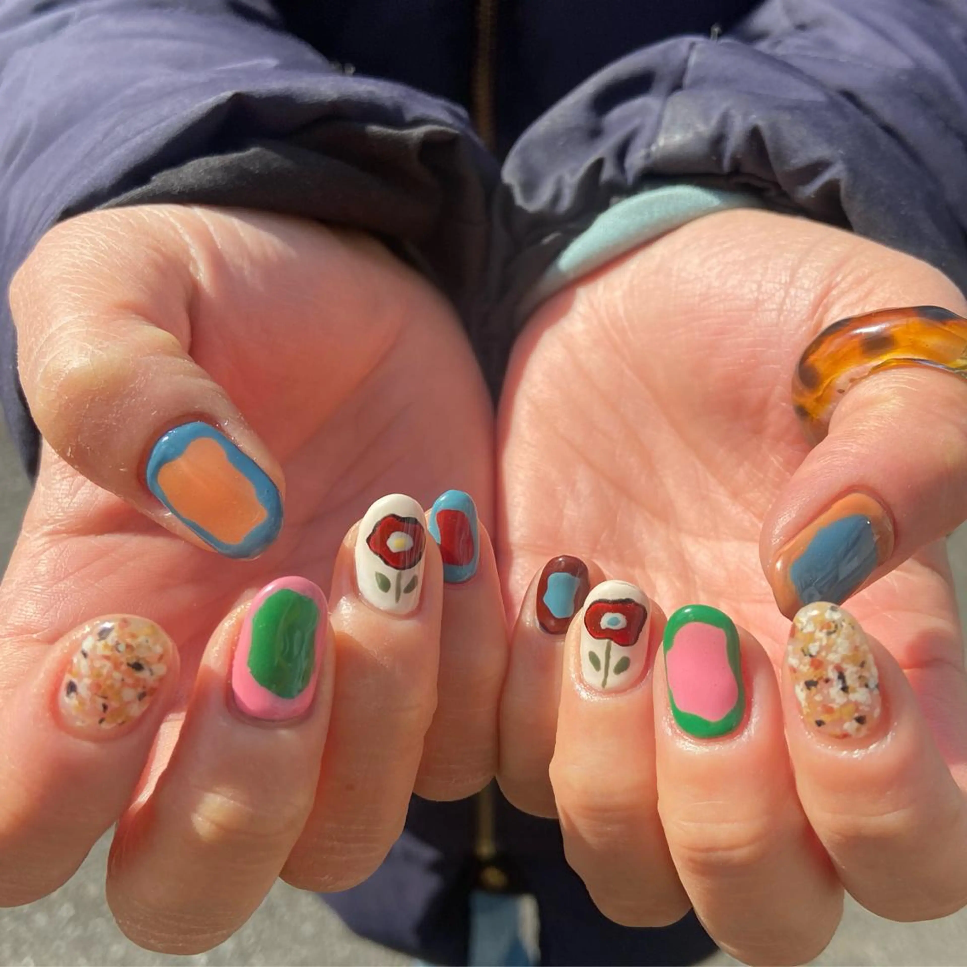 ネイル アートネイル 春ネイル . unffのネイルデザイン