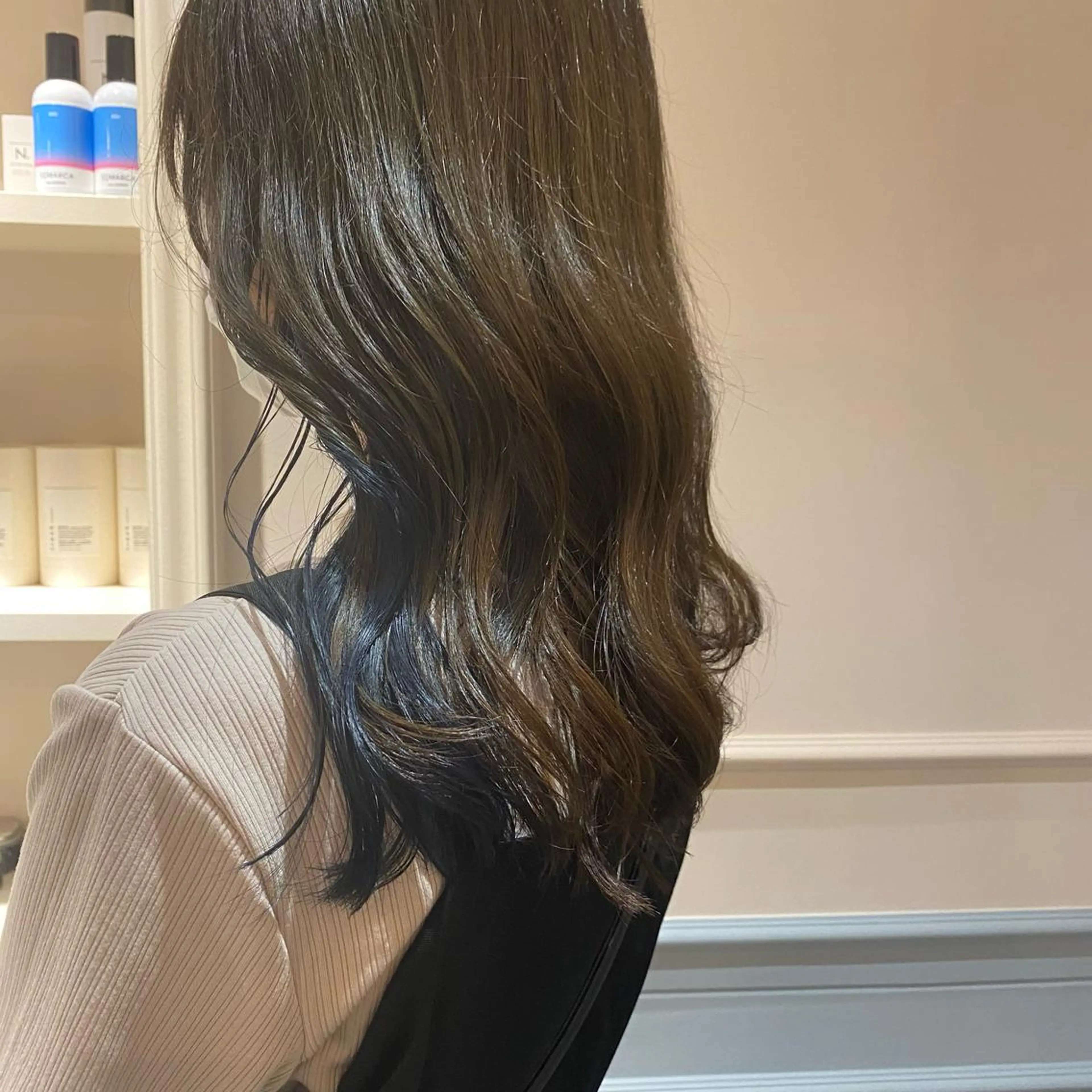 セミロング 髪質改善✨ miyuuのヘアスタイル