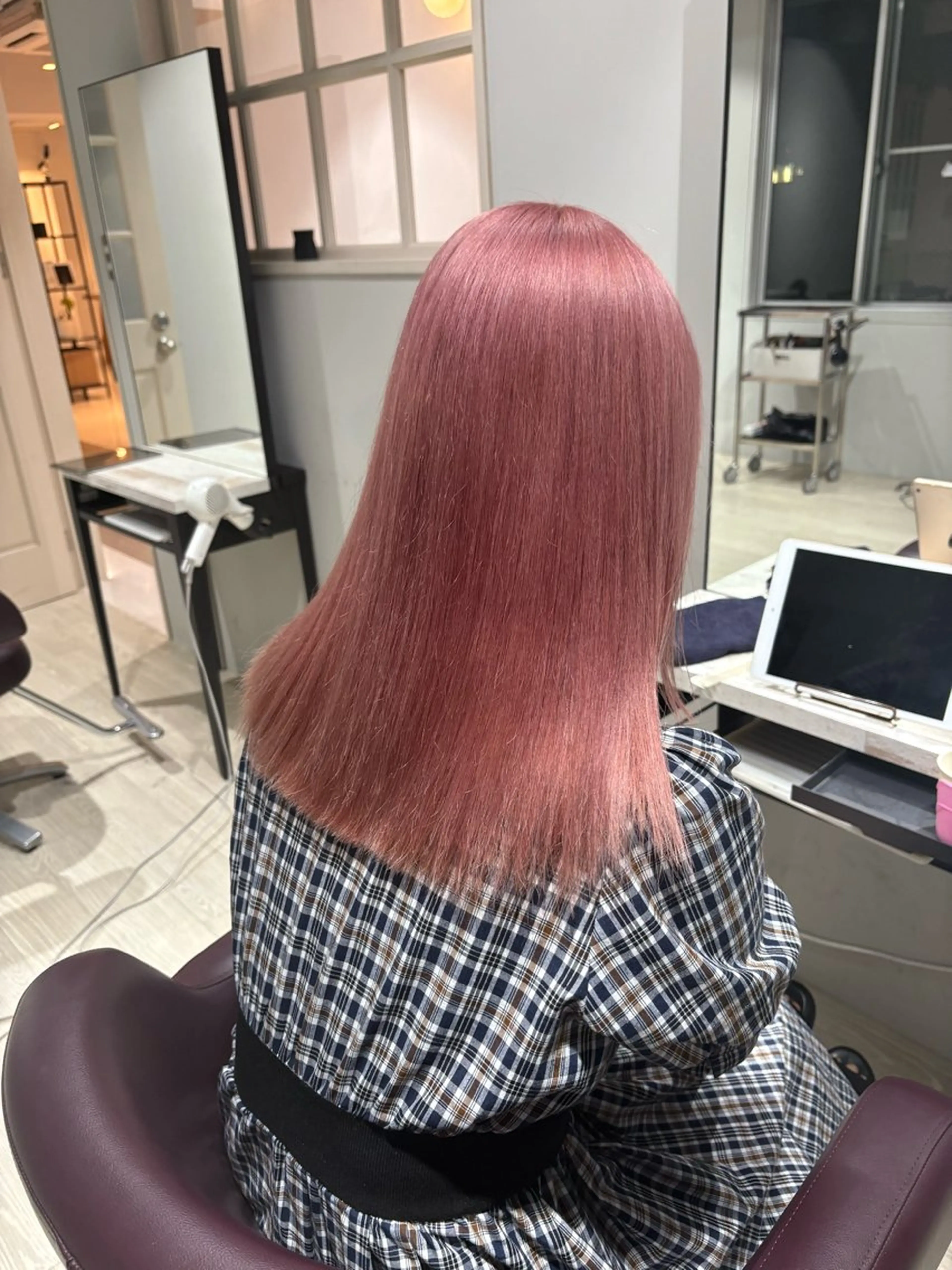 セミロング 光岡 玲遠のヘアスタイル