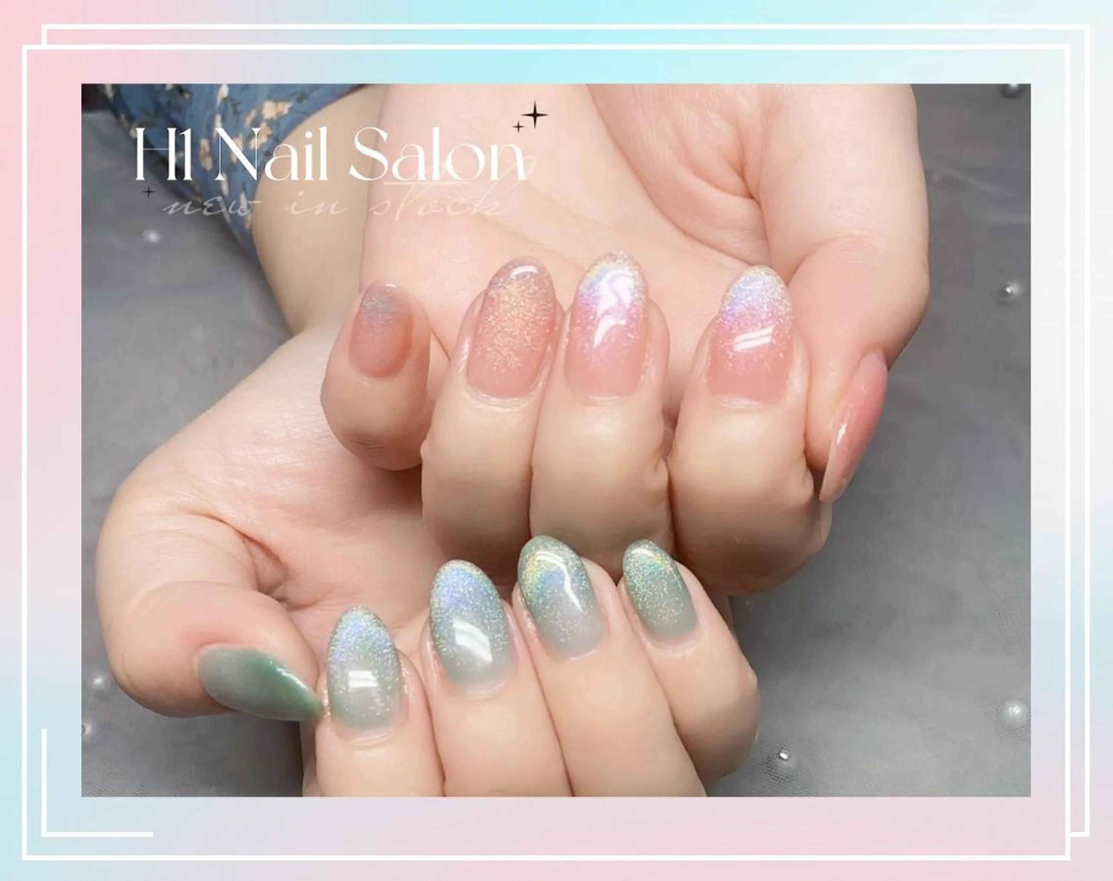 ミディアム ハンドネイル H1 ネイル サロンのネイルデザイン