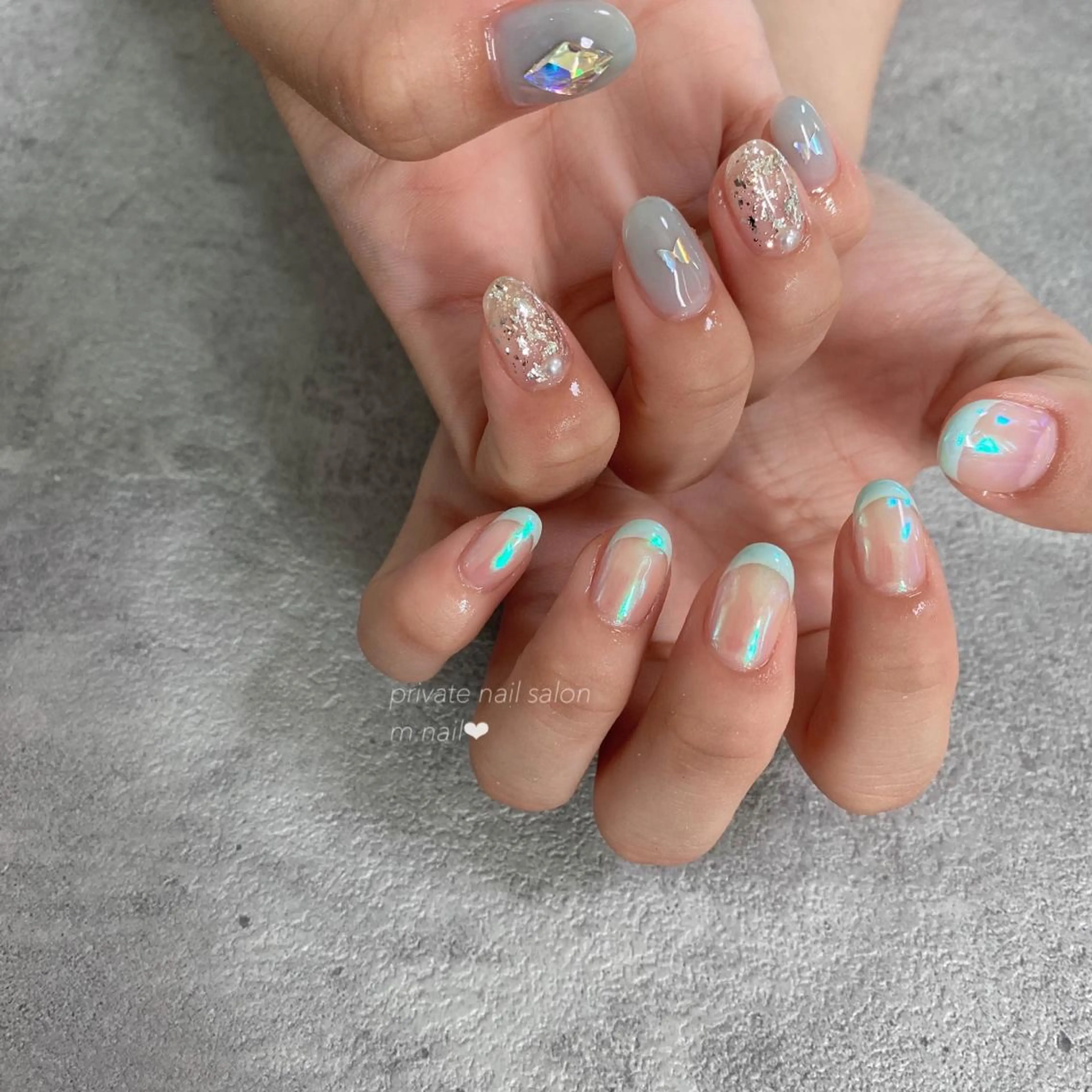 ネイル 持ち込み ハンドネイル 小河原 舞のネイルデザイン