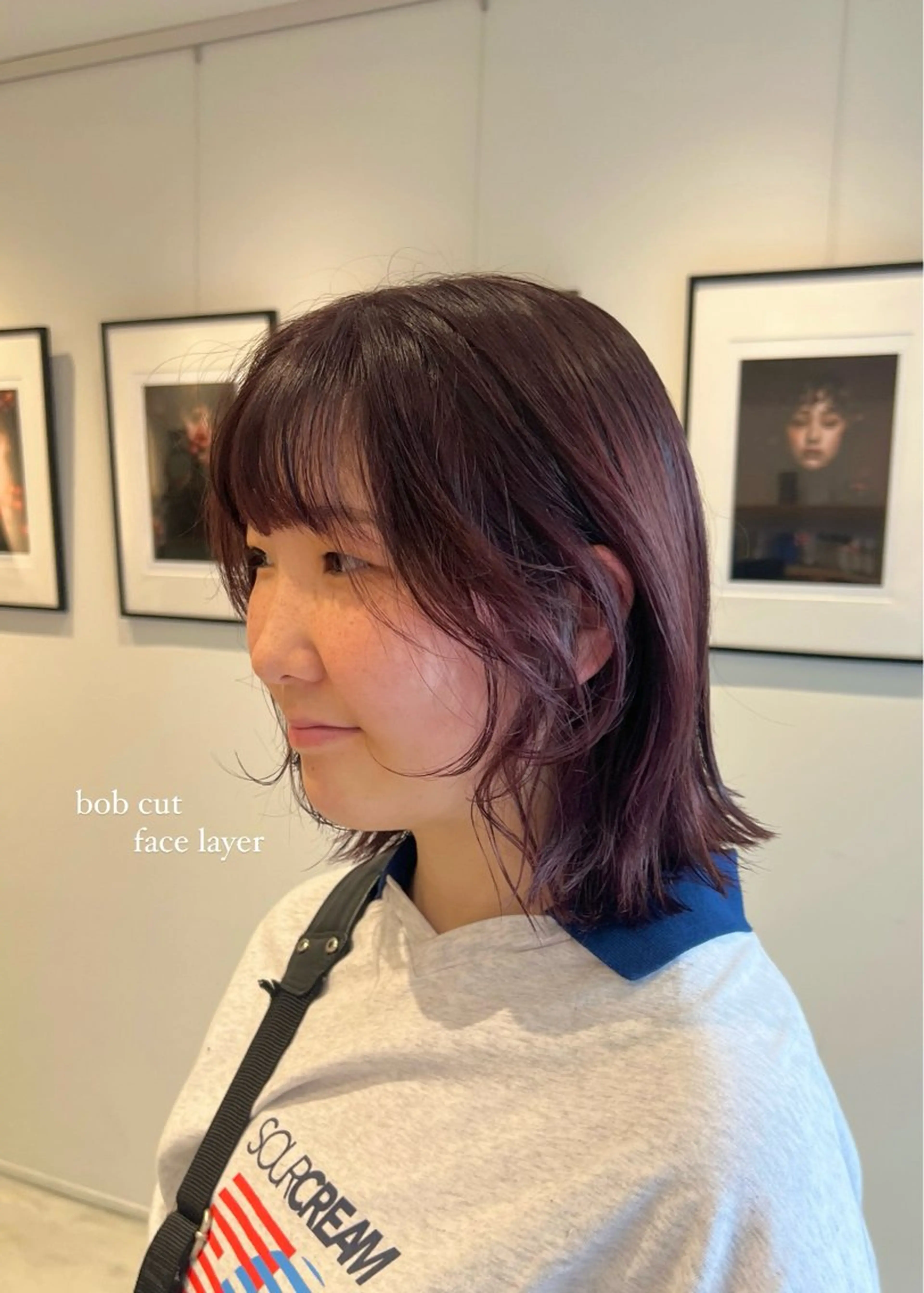 ミディアム カット ヘアカラー トリートメント パーマ/名古屋パーマ / コデラ ナナホのヘアスタイル