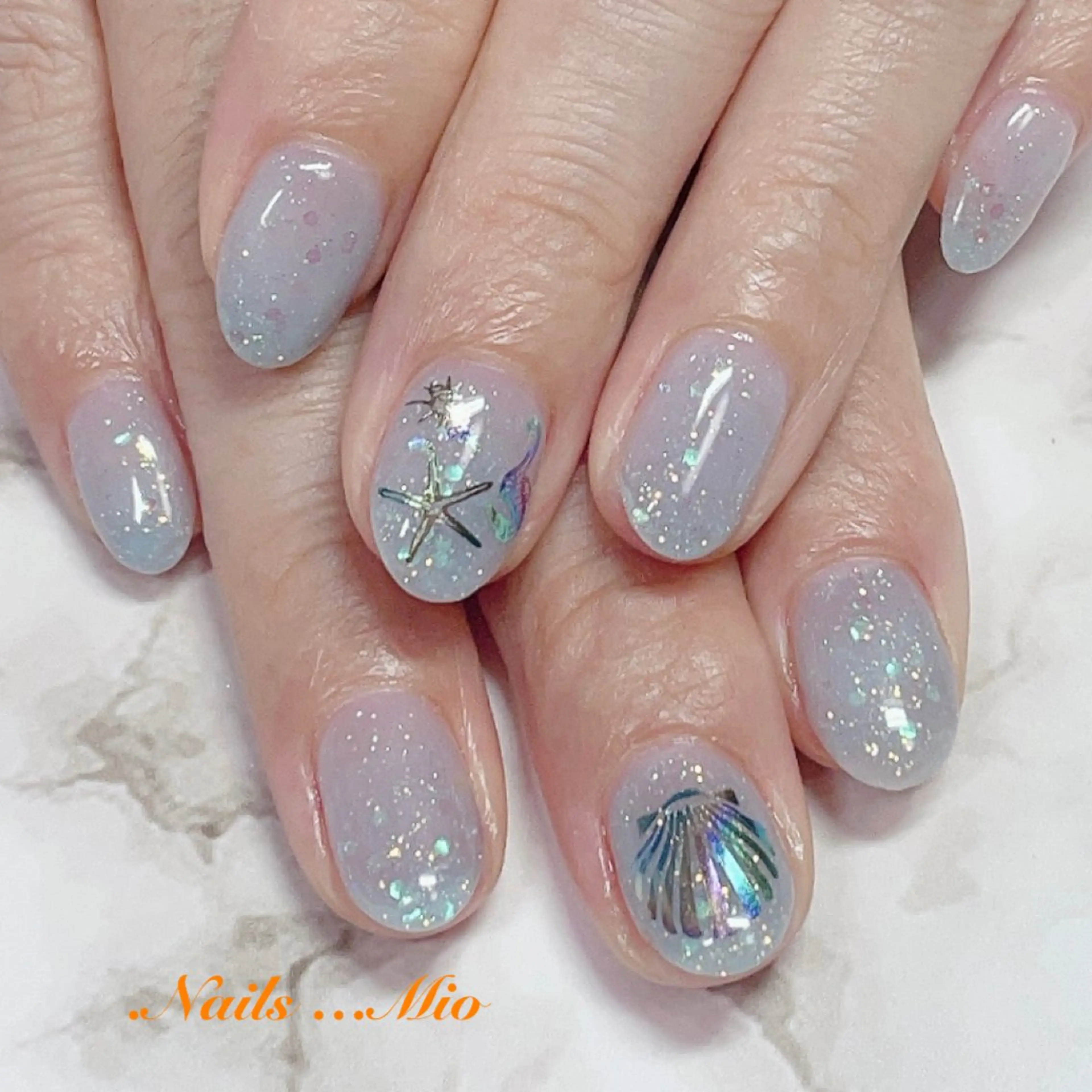 ネイル アートネイル ジェルネイル ワンカラーネイル .Nails Mio 赤羽西ネイルサロンのネイルデザイン