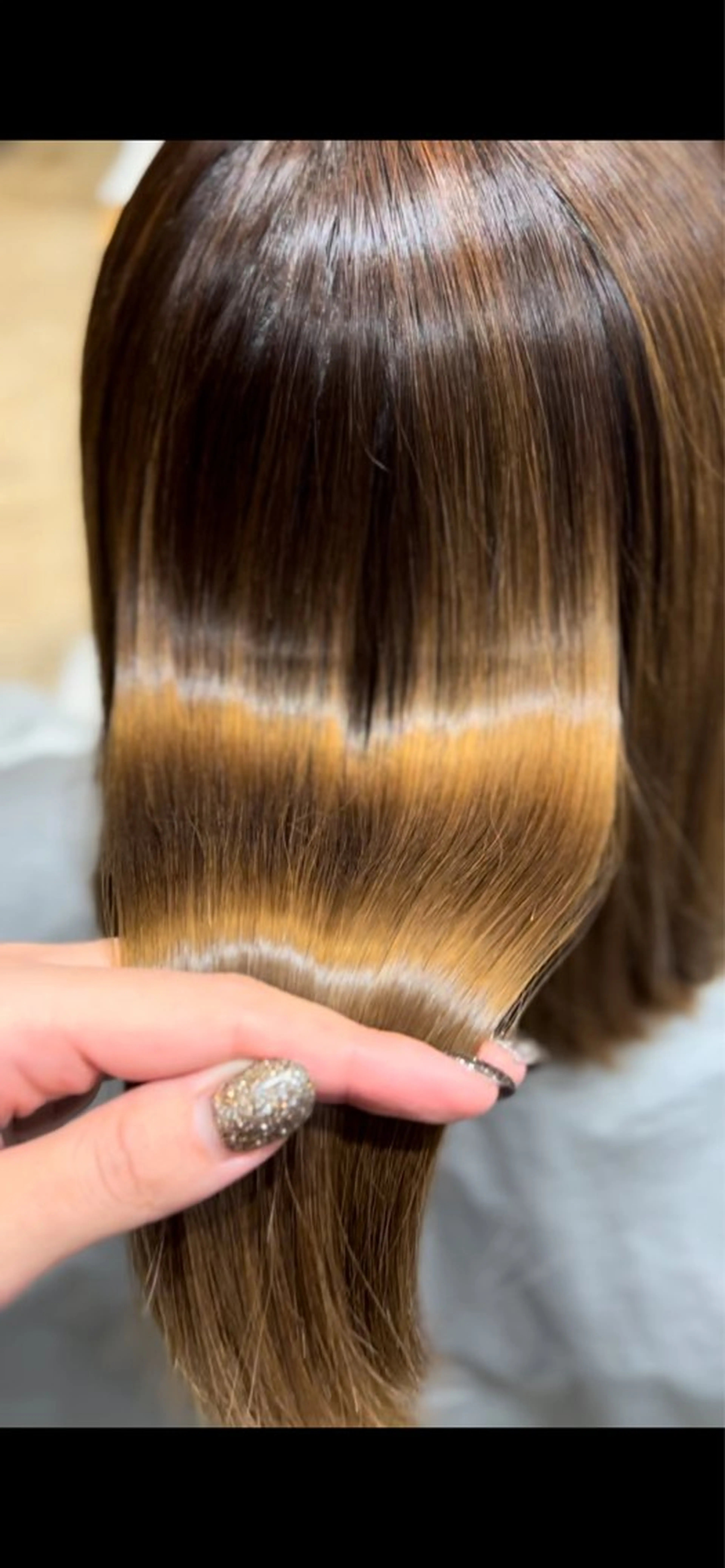 ミディアム カラー 心斎橋🤍inity KIKOのヘアスタイル