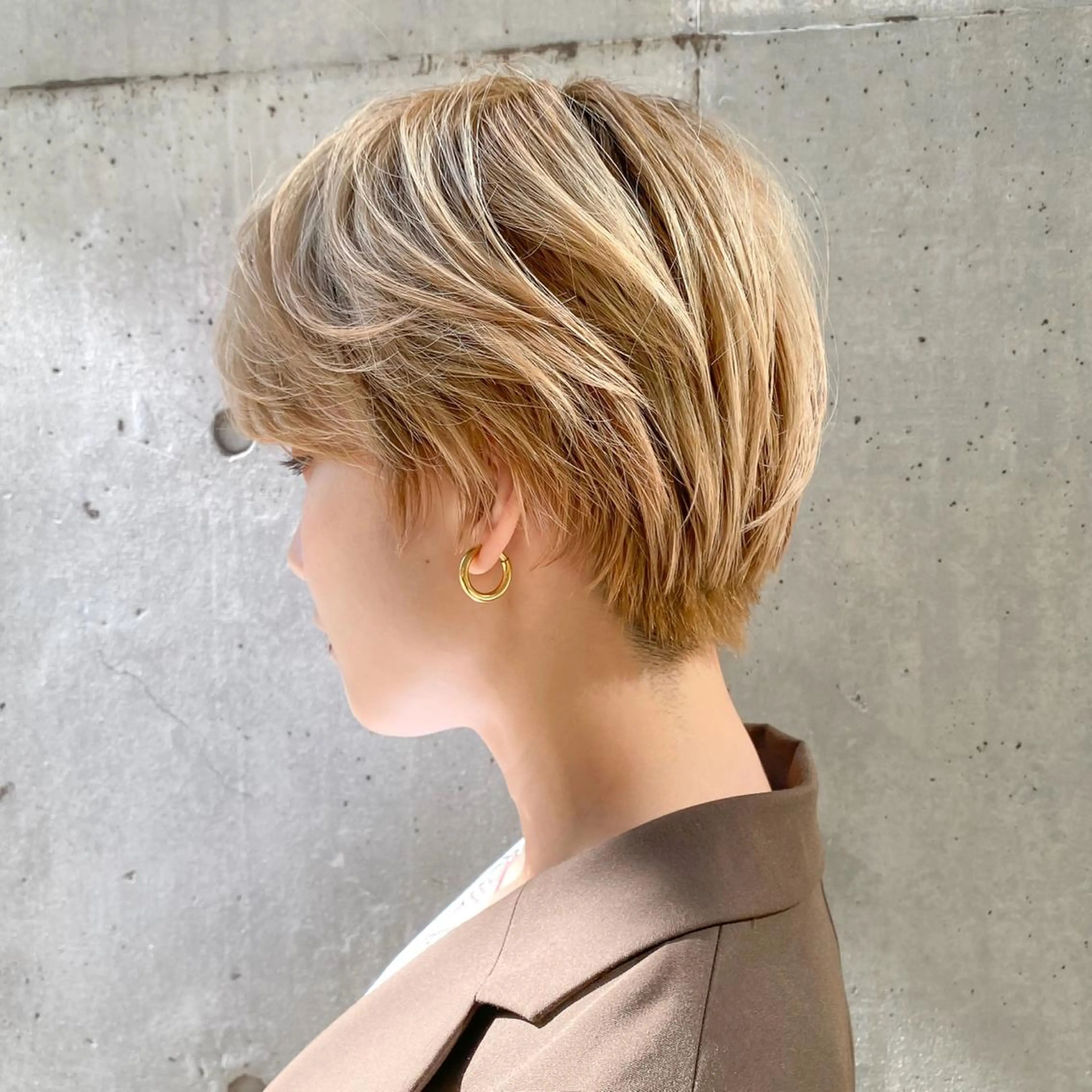 ショート カラー ショートヘア カット ✨ハッシュカット✨ ユウキ✨のヘアスタイル