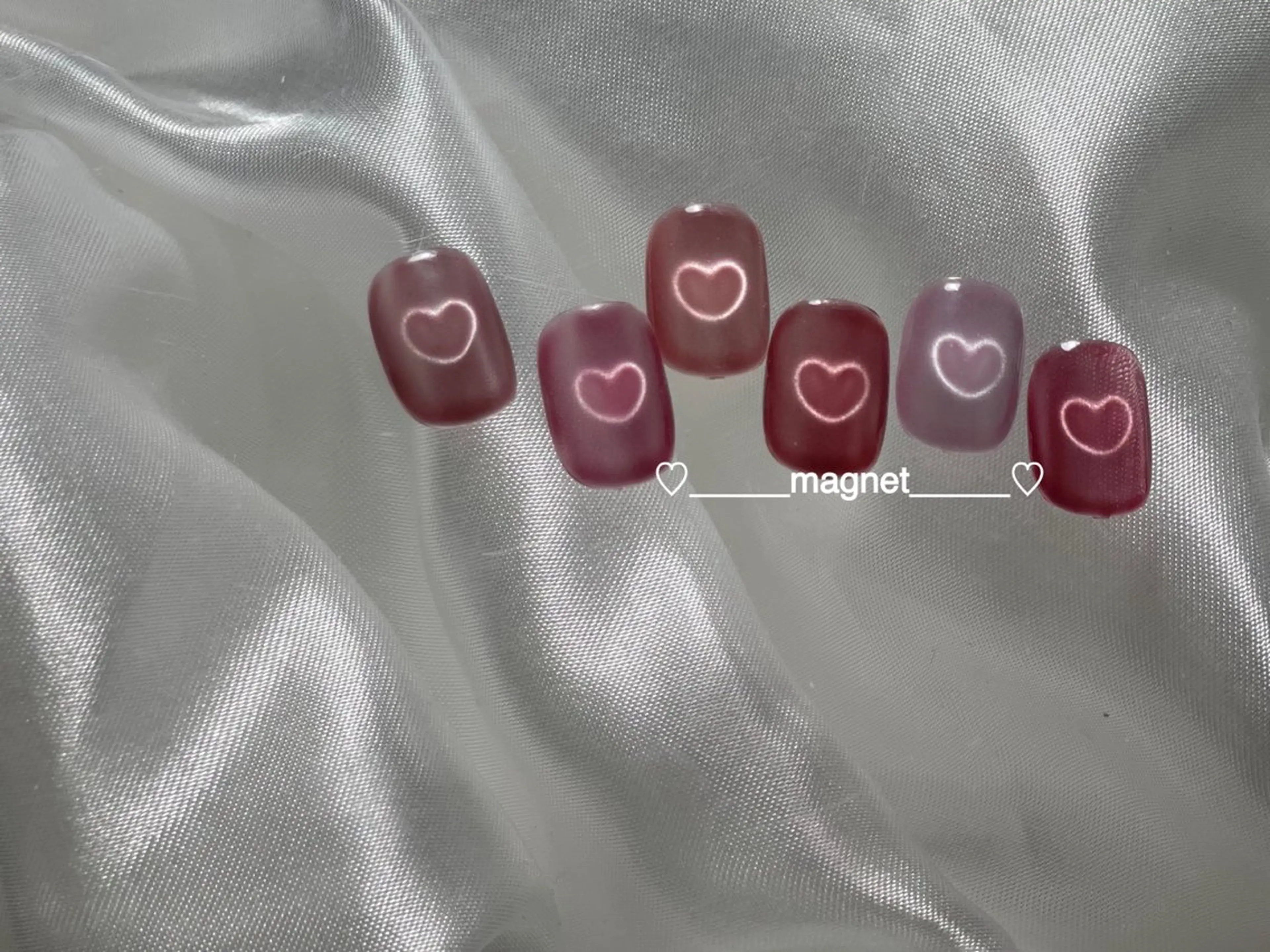 ネイル ラメ(グリッター) マグネットネイル julian nail所属・julian nailのネイルデザイン