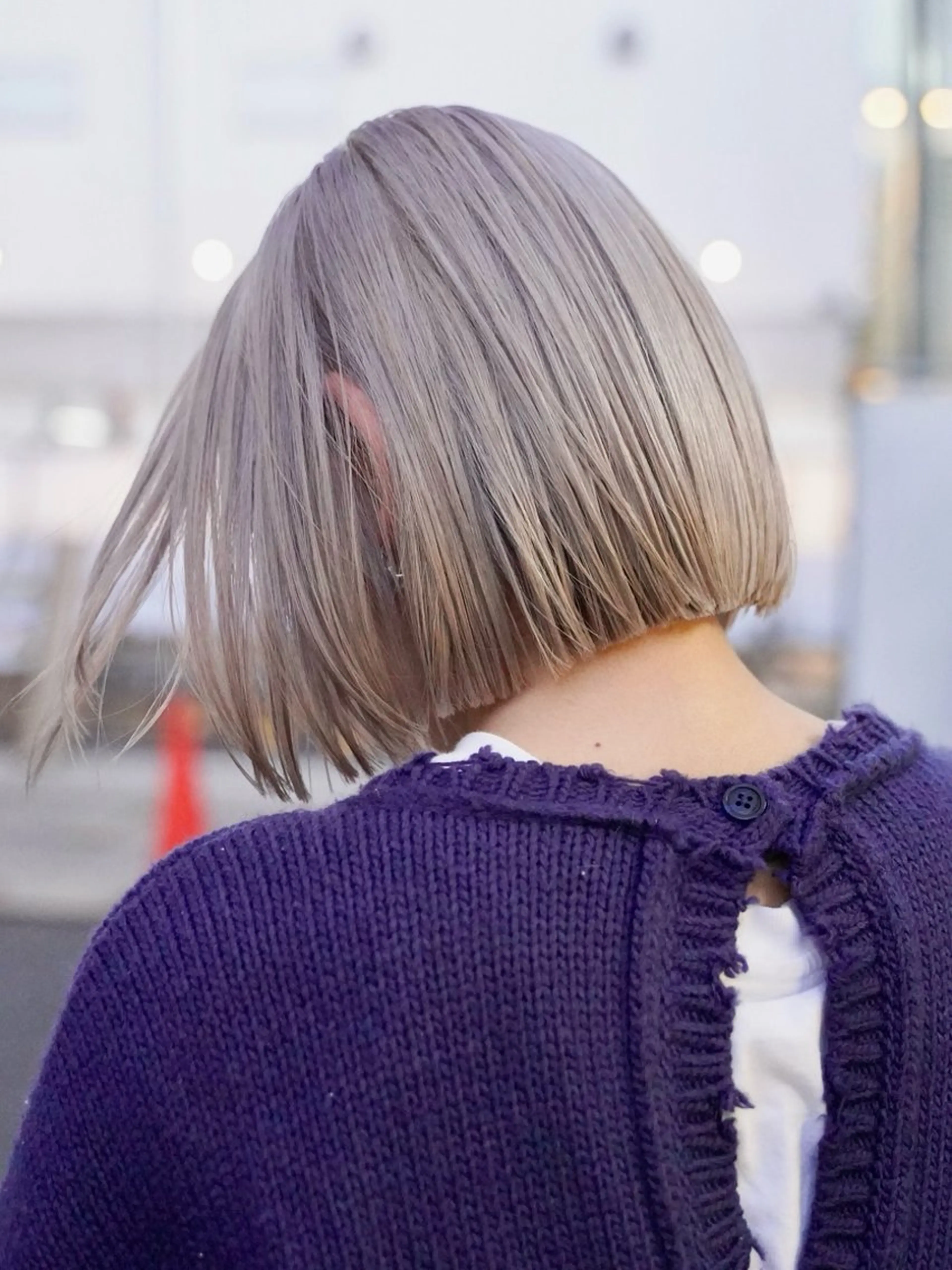 ショート カラー パーマ ヘアアレンジ ショートボブ ハイトーンカラー ボブ ショートヘア 💐ナチュラルヘア Kroda💐のヘアスタイル