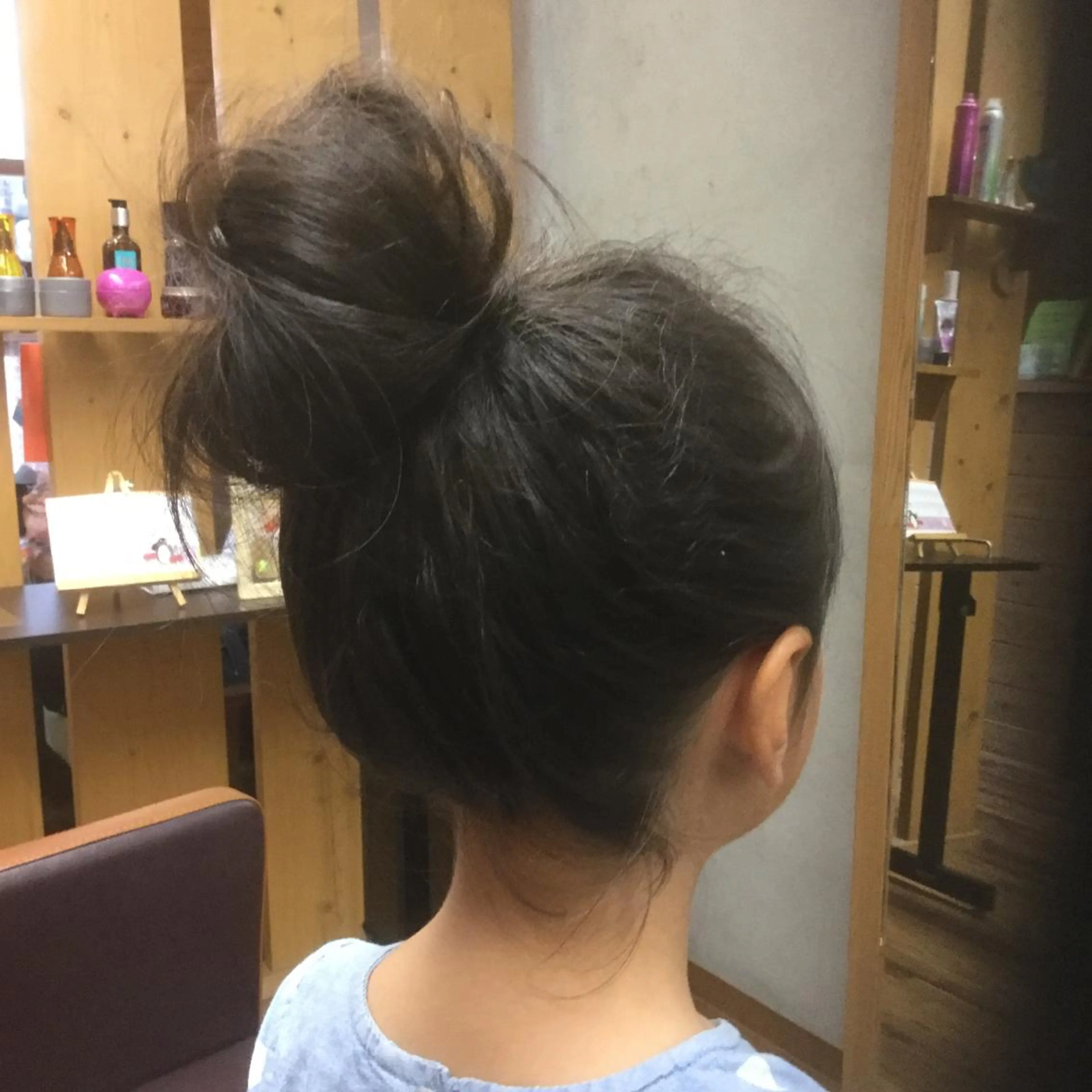 キッズ お団子ヘア 後藤 健史のヘアスタイル