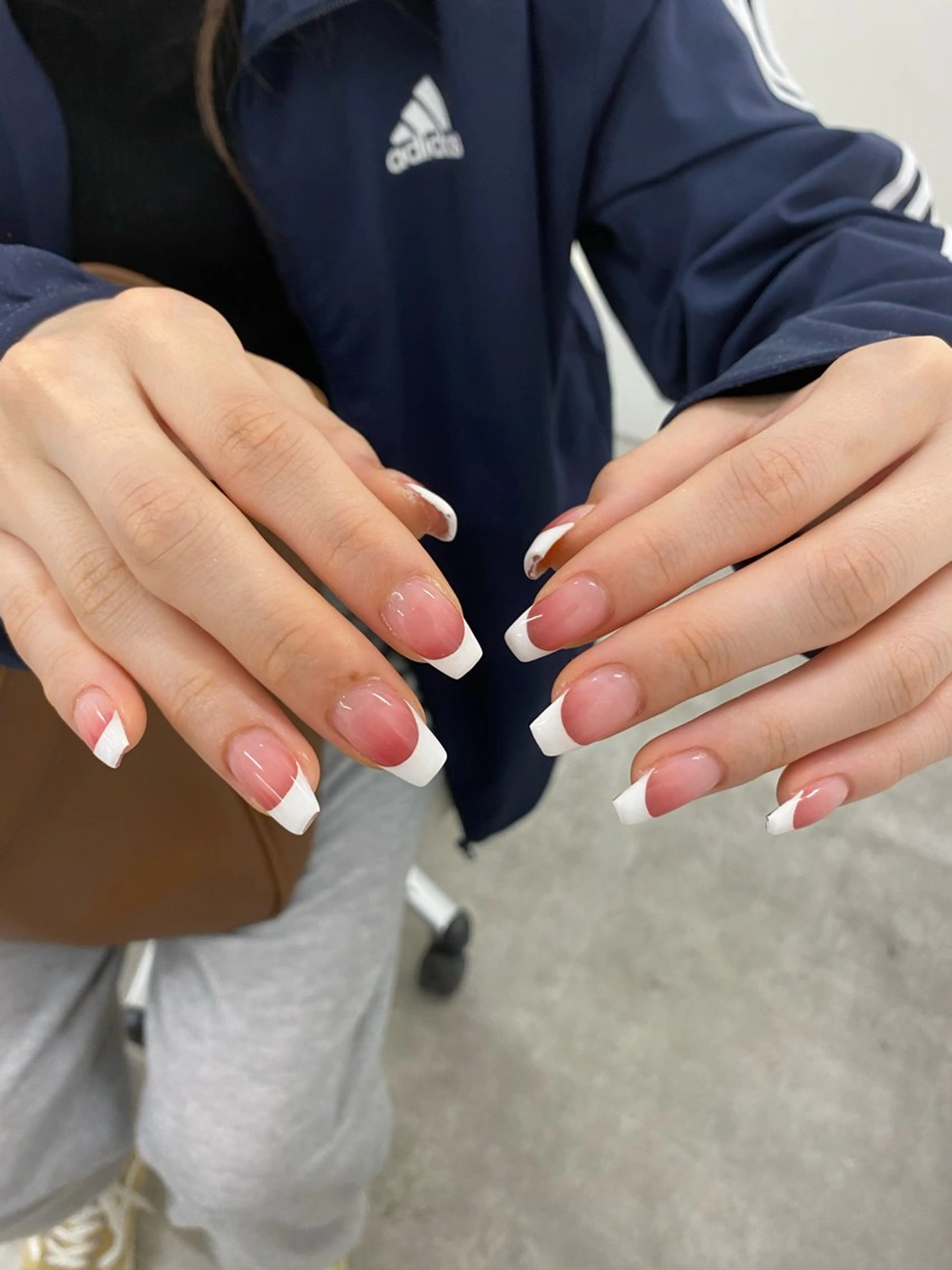 ネイル フレンチネイル シェアサロンルレイル所属・REINA ルレイル心斎橋のネイルデザイン