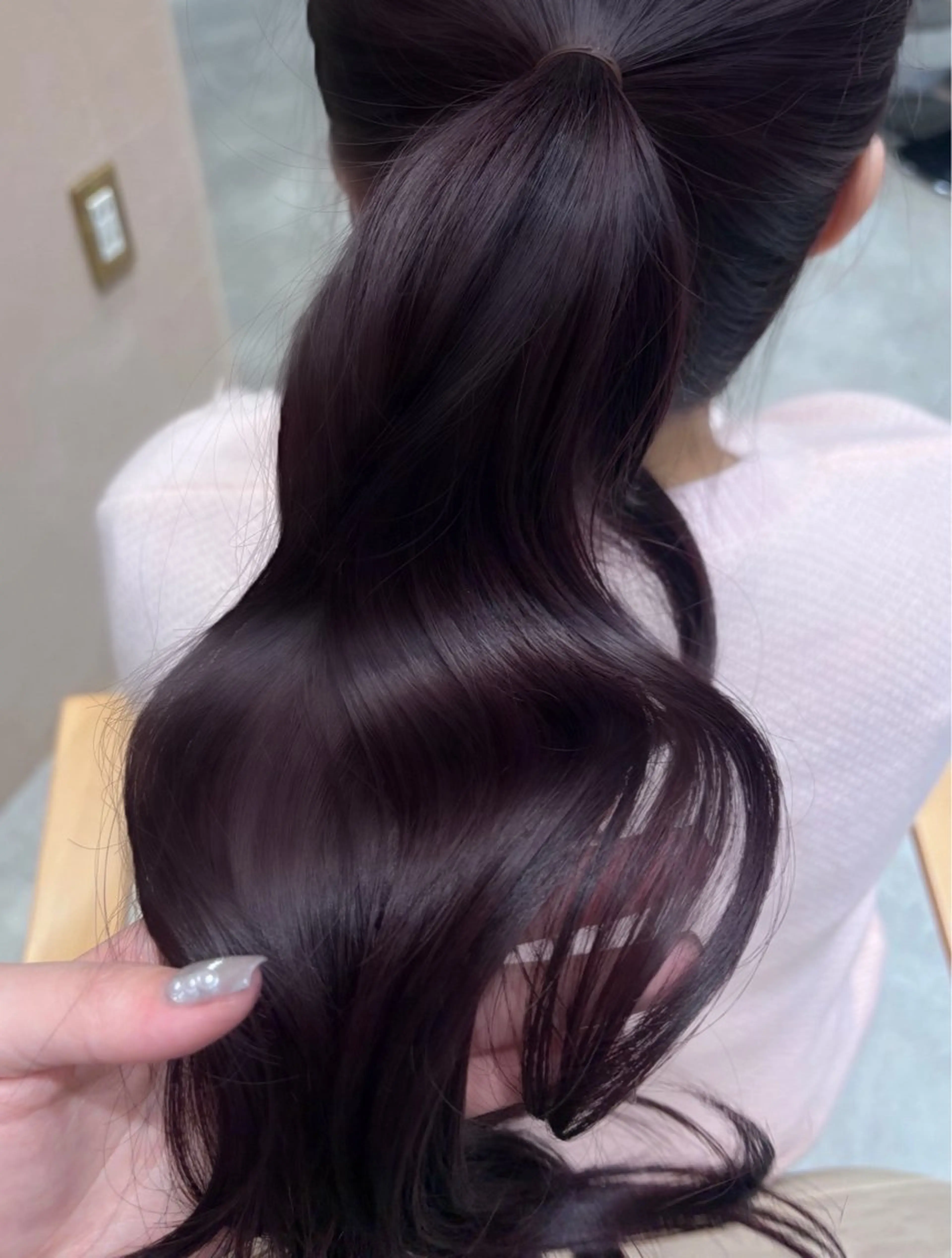 ロング カラー ヘアカラー トリートメント 🎀りこ/ 透明感カラー🫧🎀のヘアスタイル