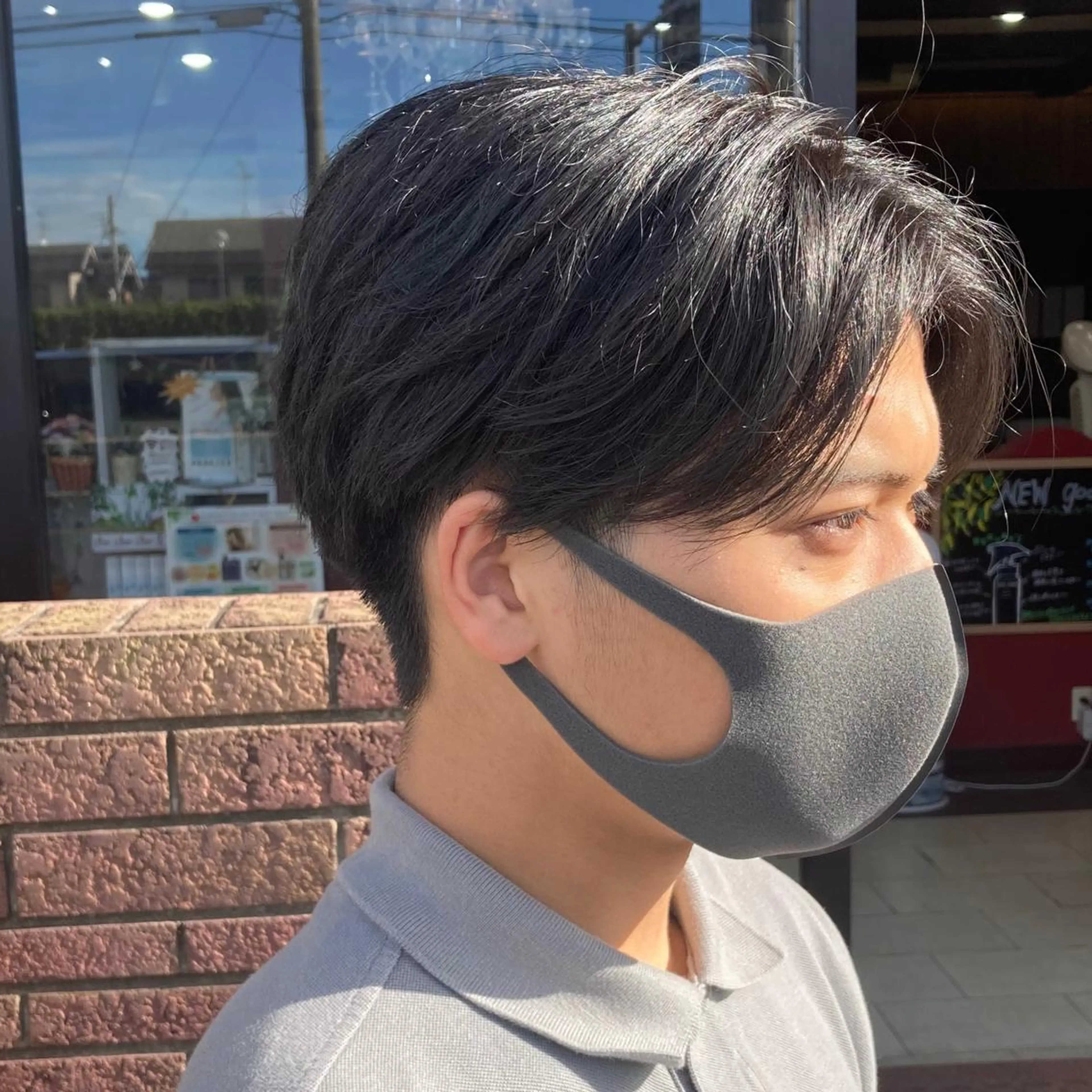 ショート カラー メンズ Well‘s黒木🌿 レイヤー💎寒色のヘアスタイル