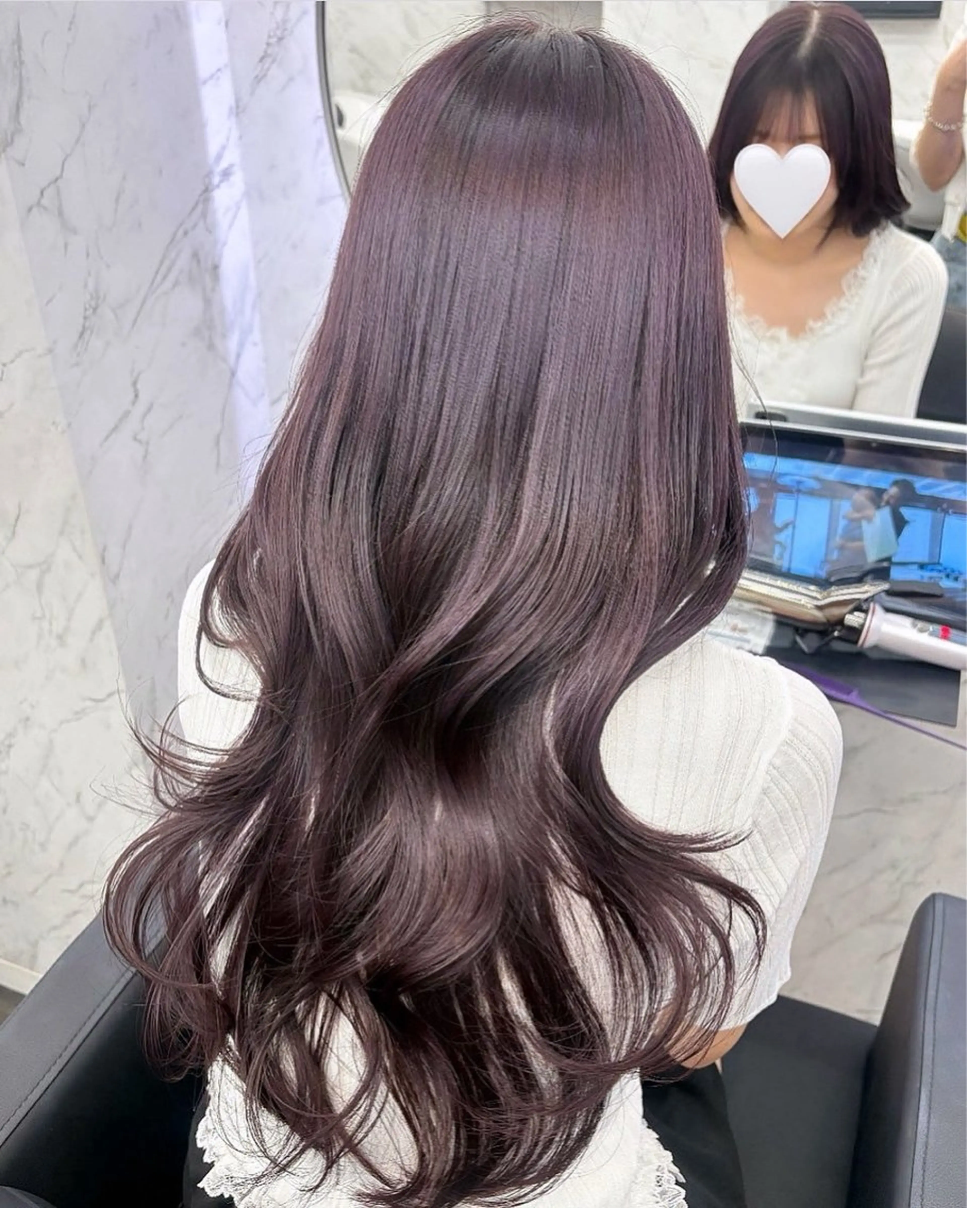 ロング カラー ヘアカラー hair salon dot.mooda所属・레온⋆✦ Leon 透明感✨️Colorのヘアスタイル