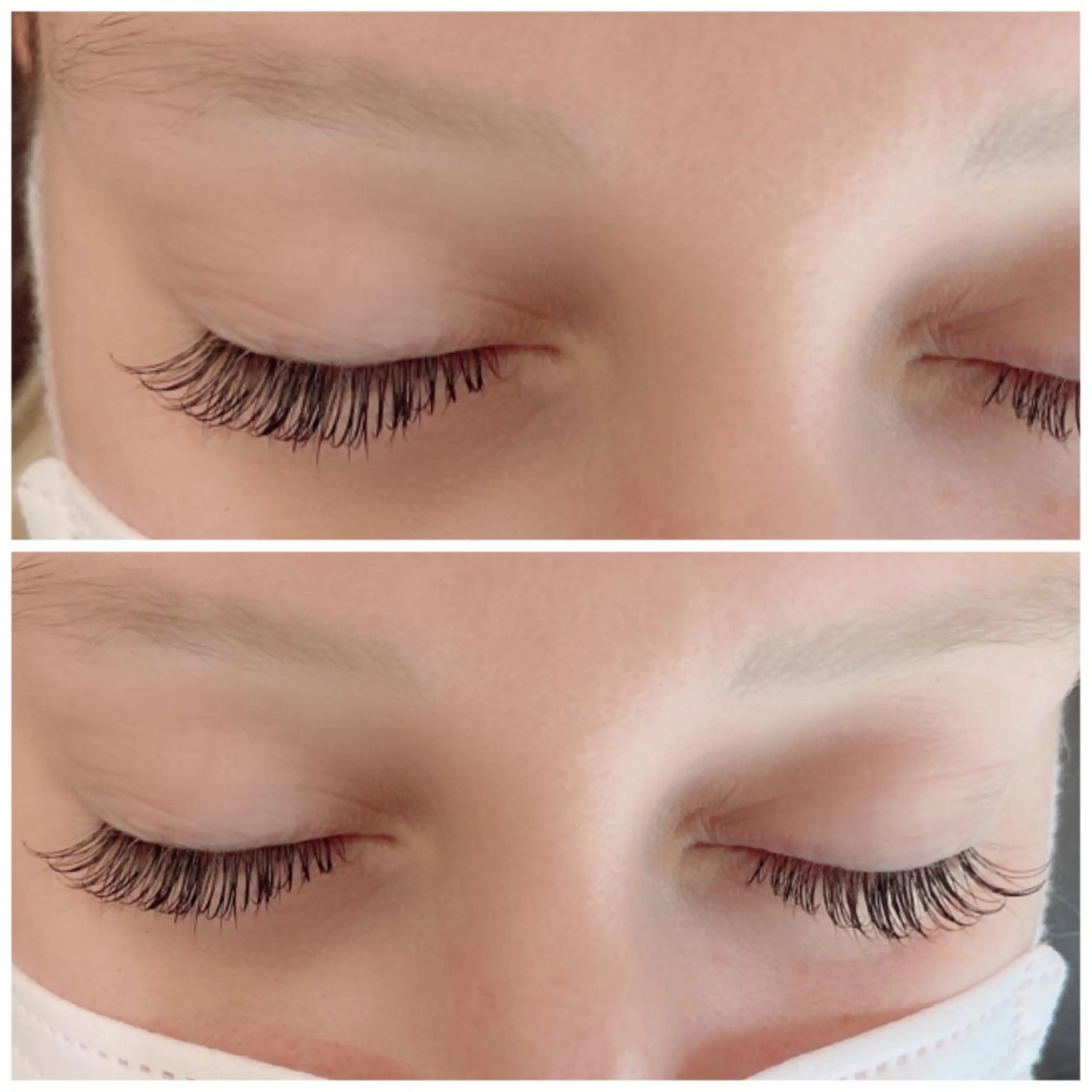 マツエク・マツパ カラーマツエク Dカール フラットラッシュ 韓国風マツエク パリジェンヌラッシュリフト マツエク オーダーメイドまつげ ＆まゆげ.RIKAのマツエク・マツパデザイン