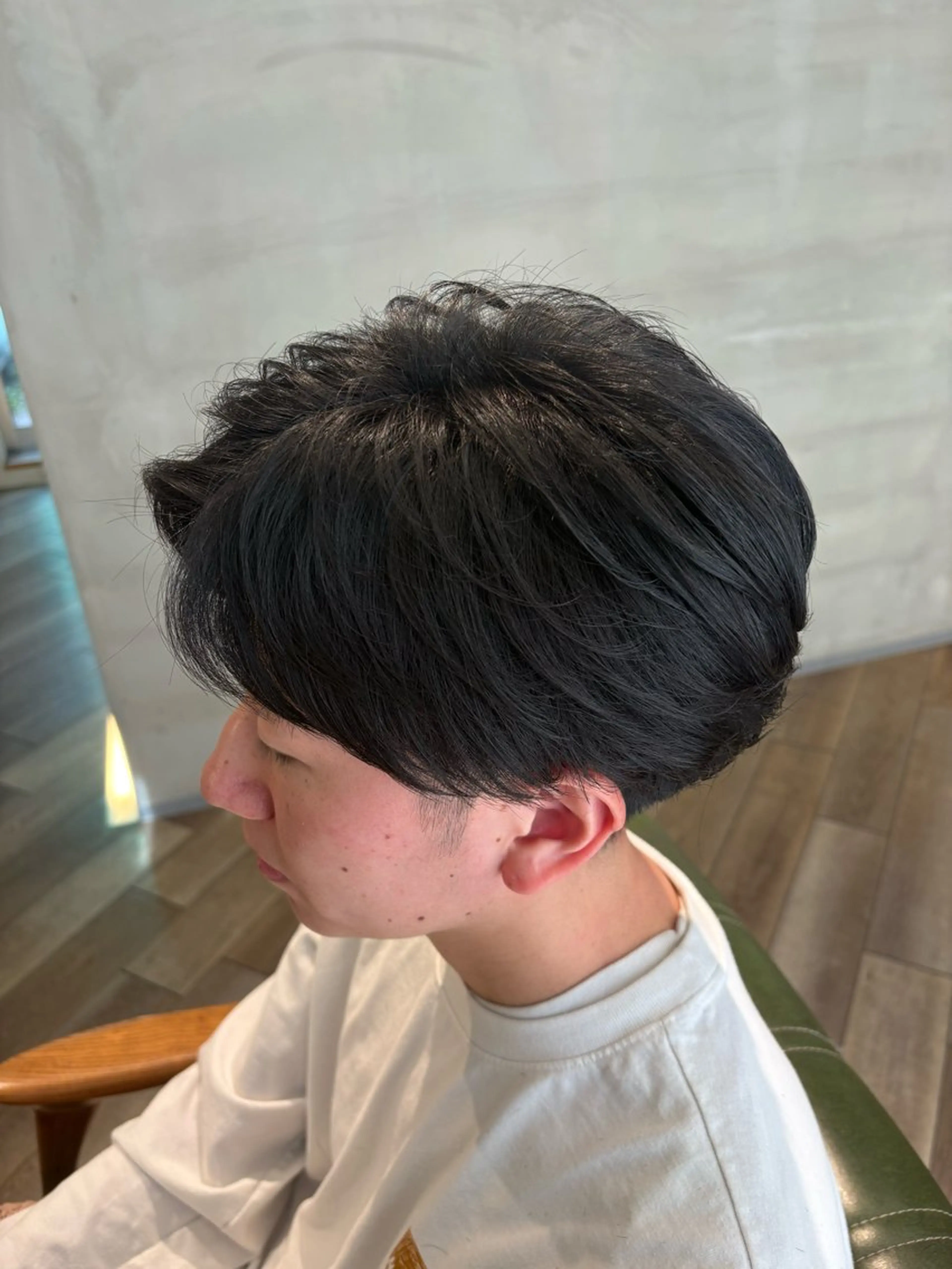 パーマ メンズ カット パーマ 鮫島海斗☆レイヤー☆ ケアブリーチ☆パーマのヘアスタイル