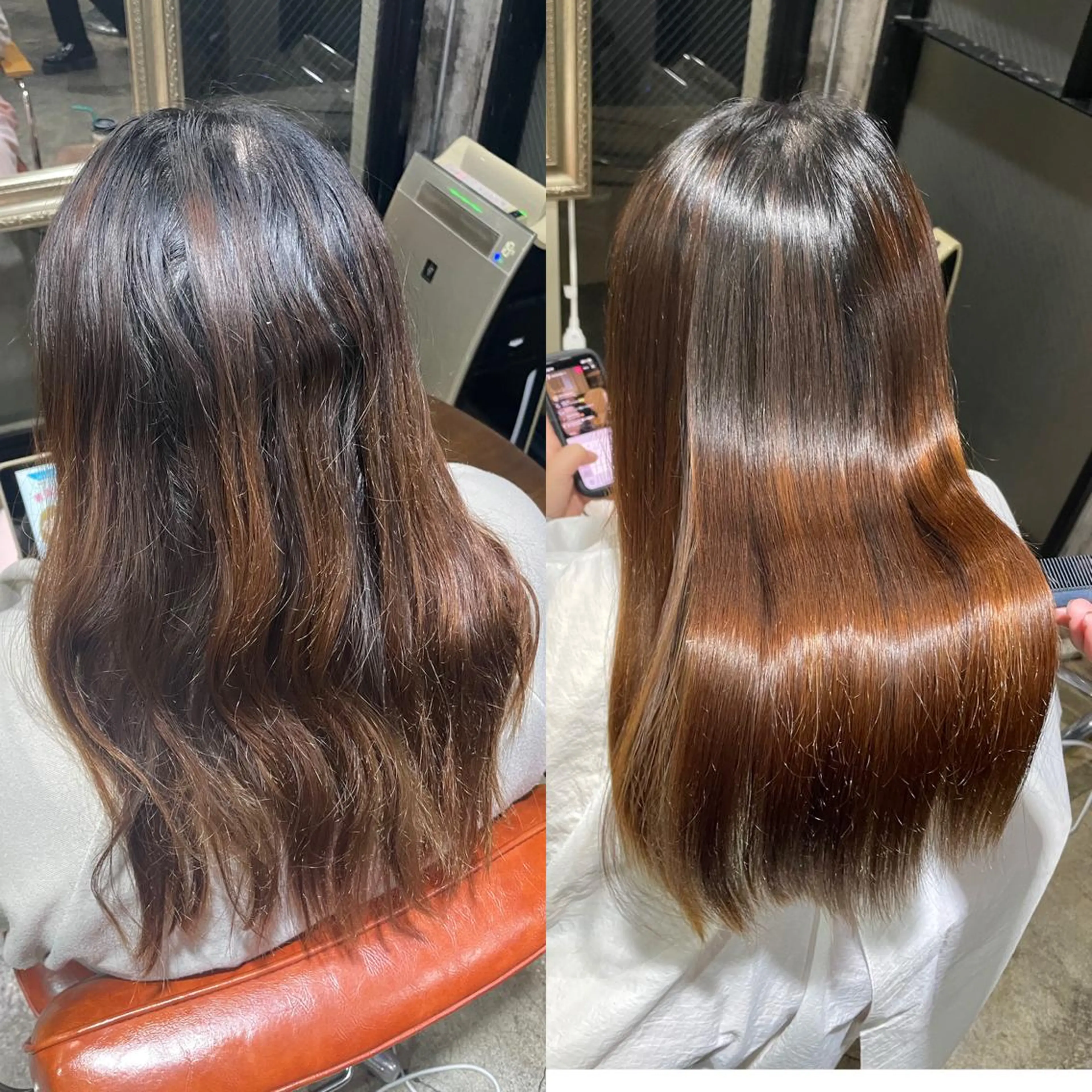 ロング 髪質改善 🌈髪質改善💕 縮毛矯正✨青木まで✨のヘアスタイル