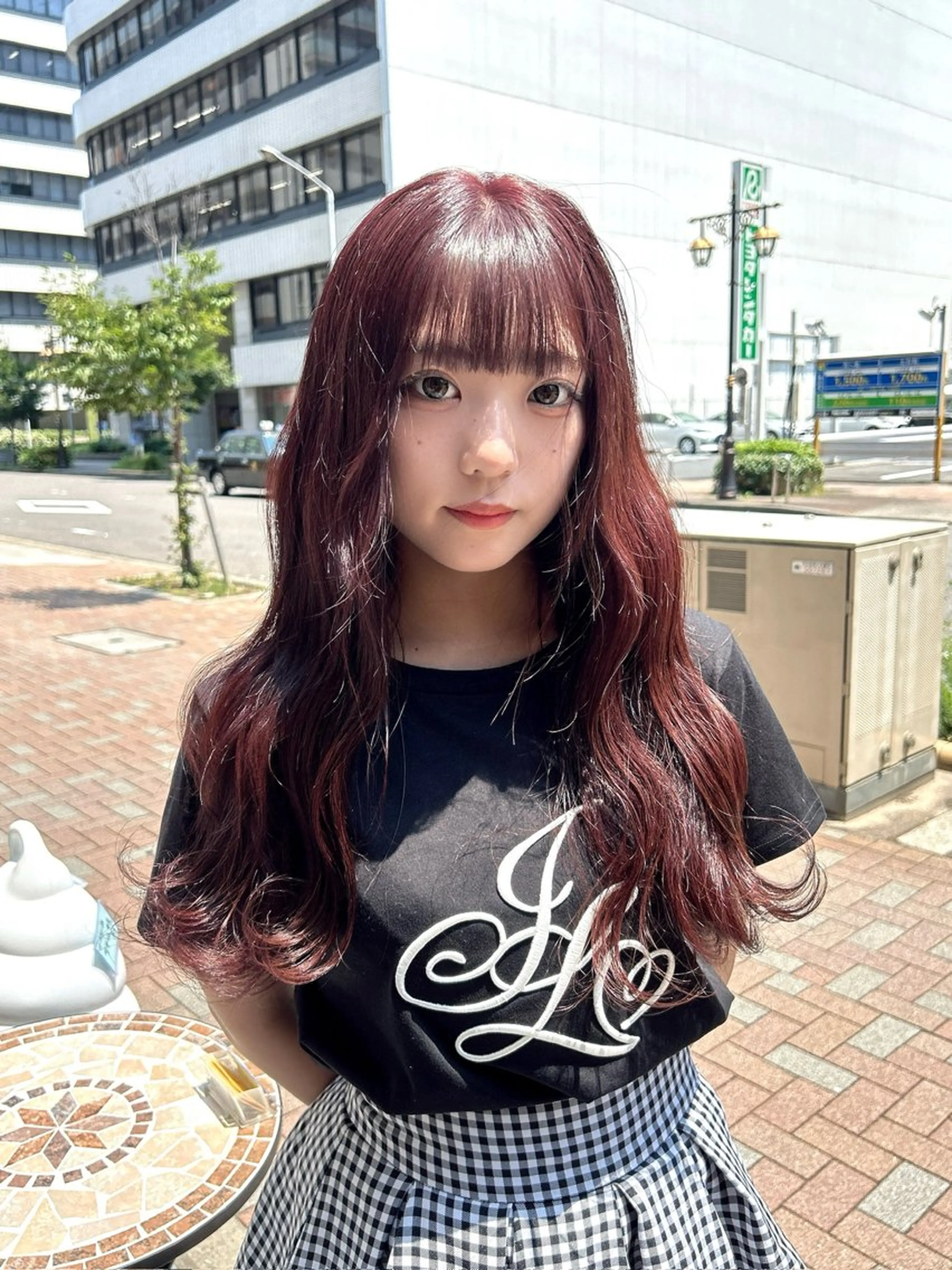 ロング ヘアカラー トリートメント 凌矢/カラーモデル /カットモデルのヘアスタイル