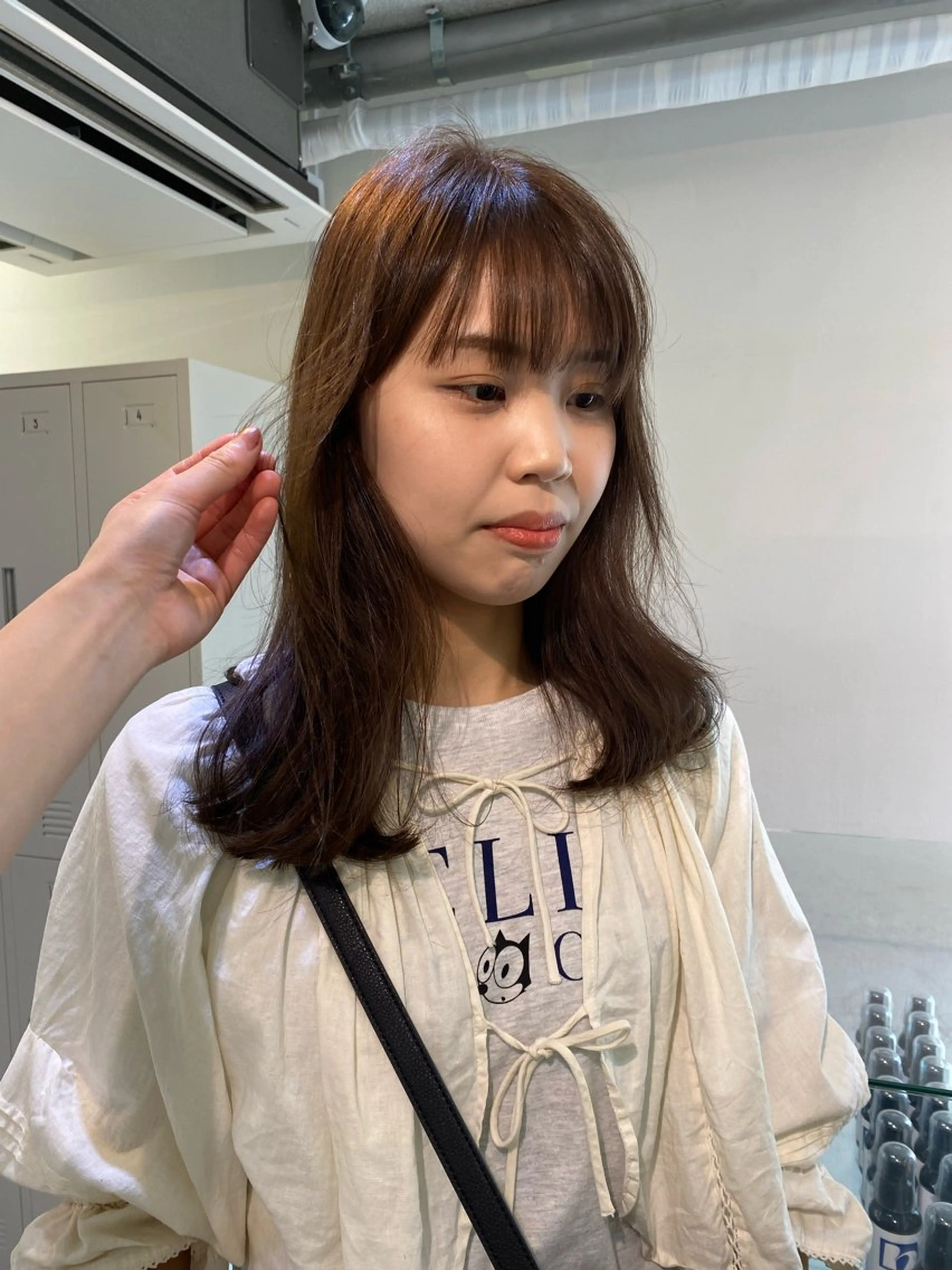 セミロング カラー iroha/ n.w.h🎀のヘアスタイル