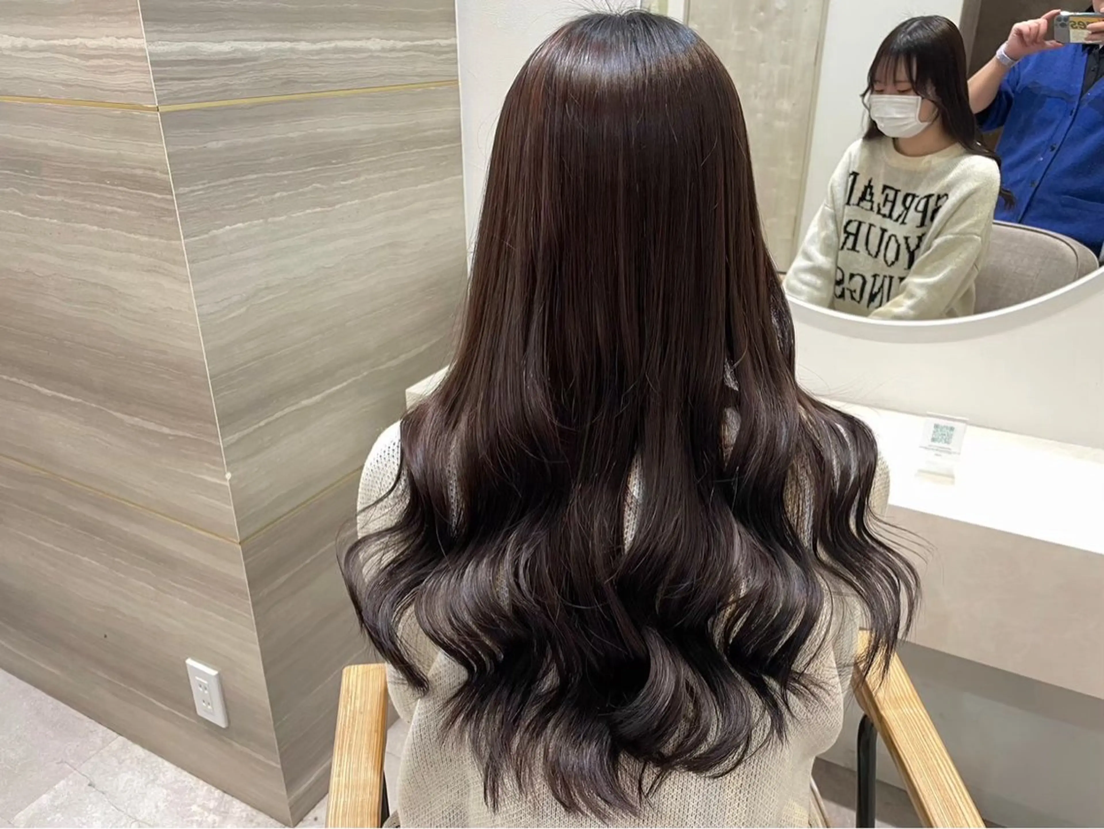 ロング カラー 鈴木 凜音のヘアスタイル